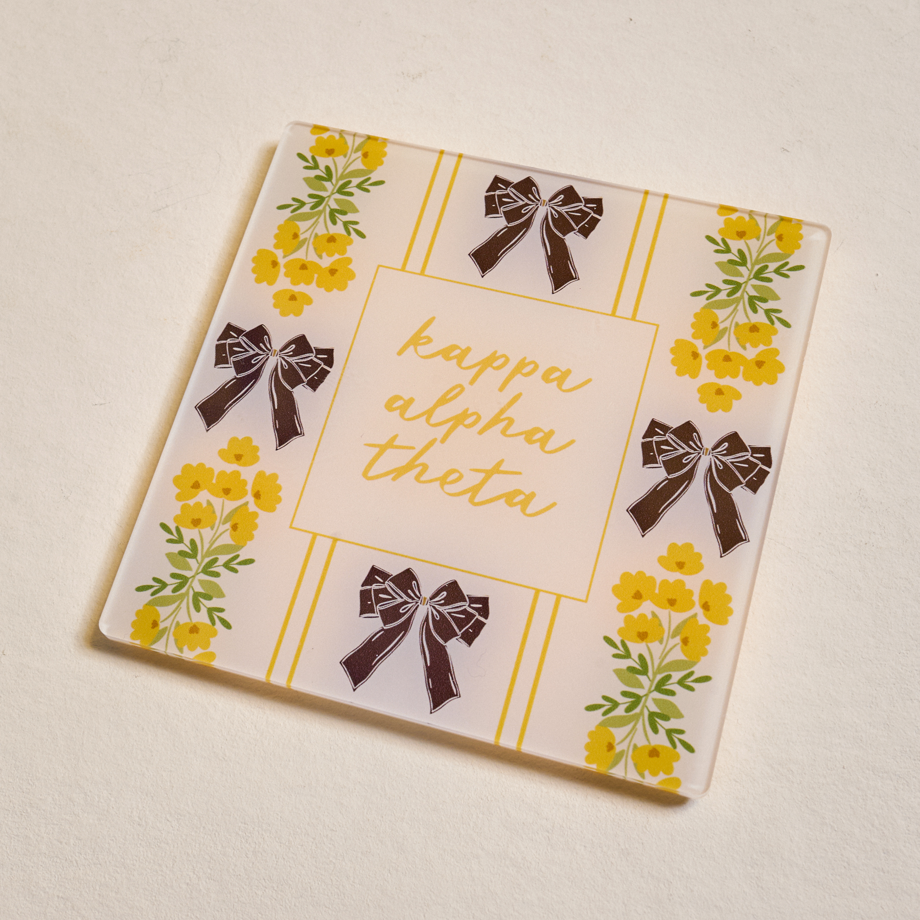 Picture of Sorority Acrylic Coaster-Kappa Alpha Theta