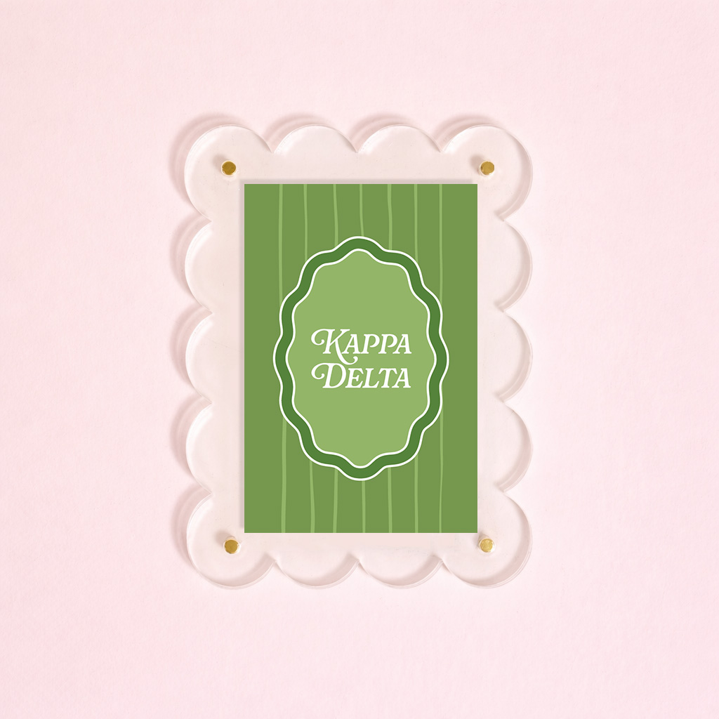 Picture of Sorority Mini Acrylic Picture Frame Magnet-Kappa D