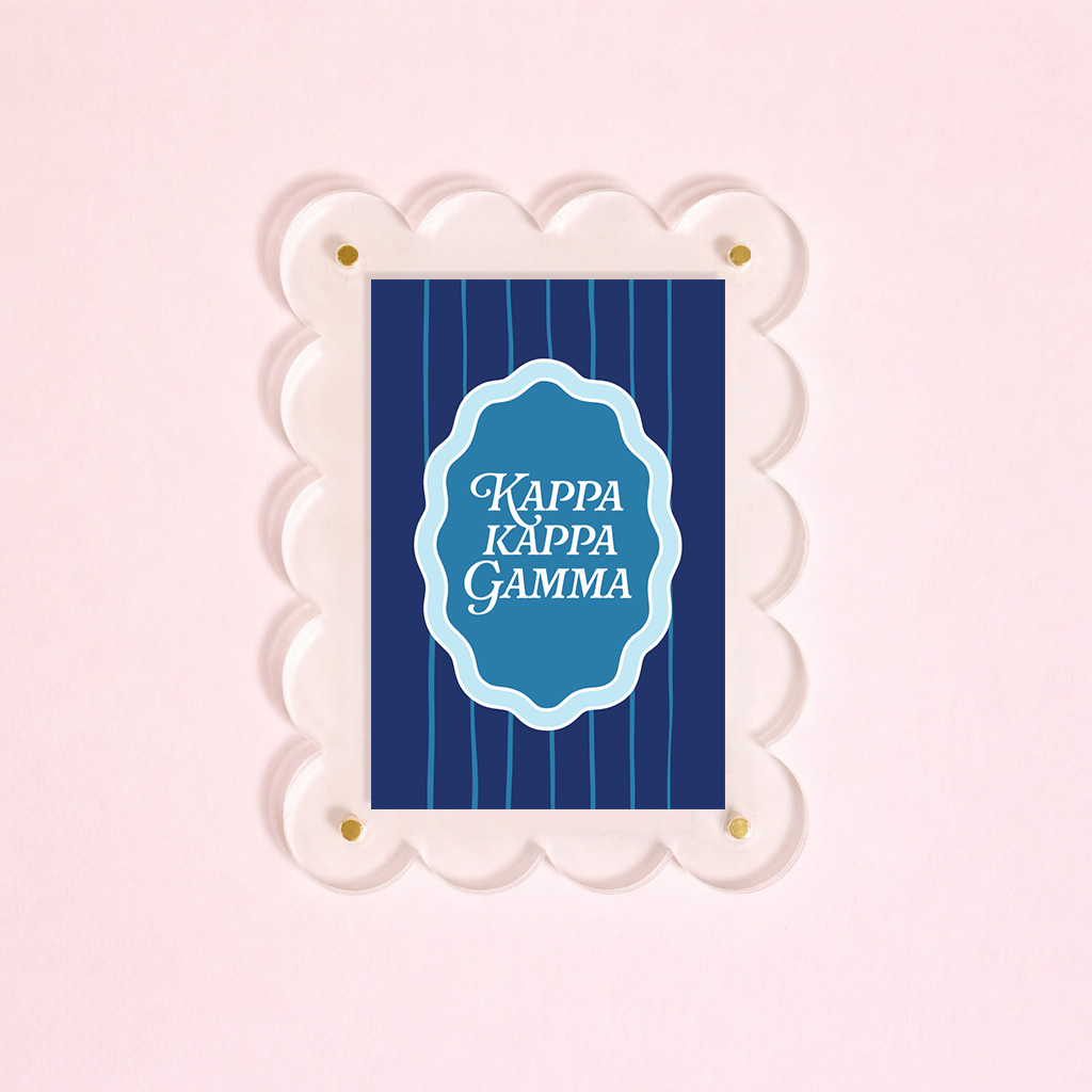 Picture of Sorority Mini Acrylic Picture Frame Magnet-Kappa K