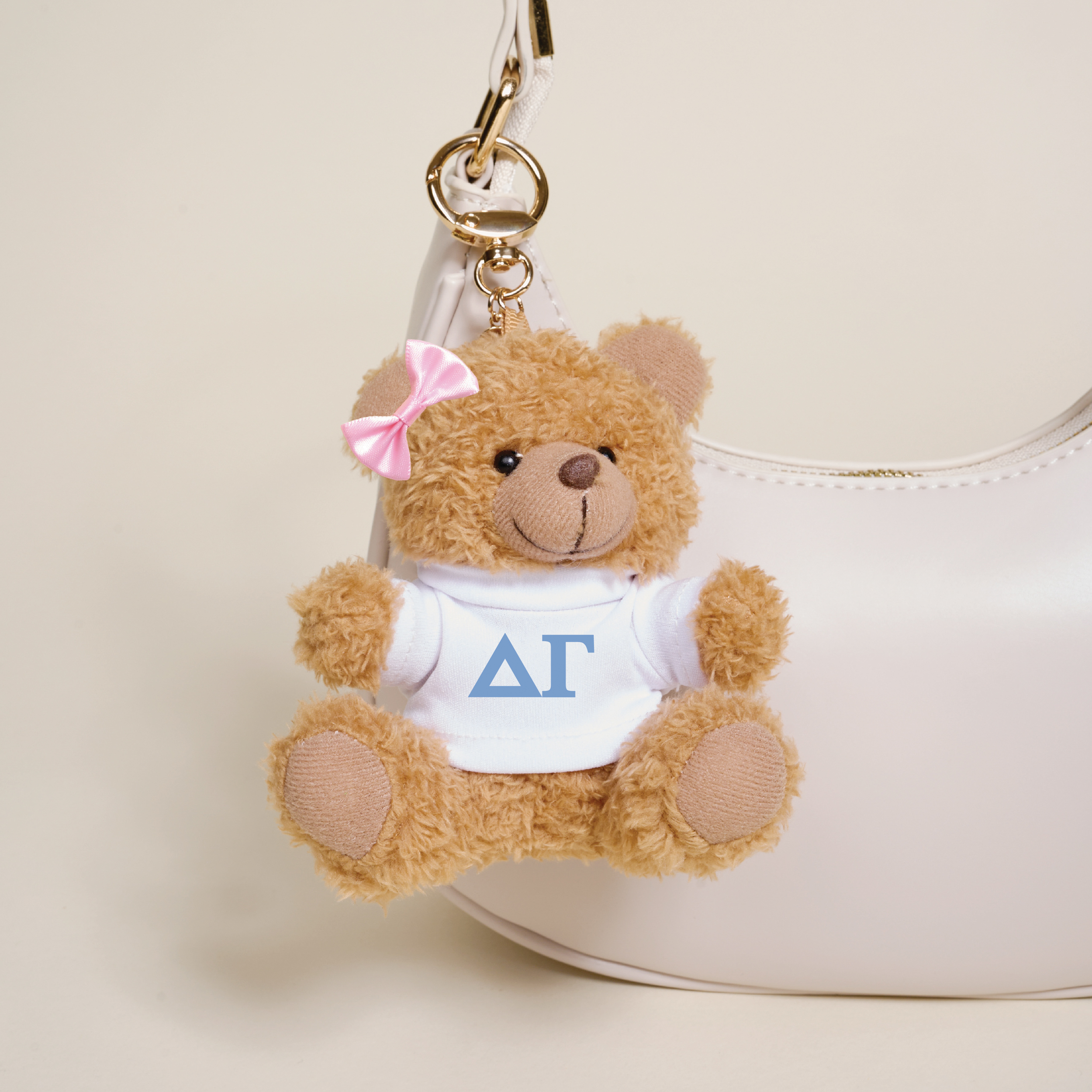 Picture of Sorority Teddy Bear Bag Charm-Delta Gamma