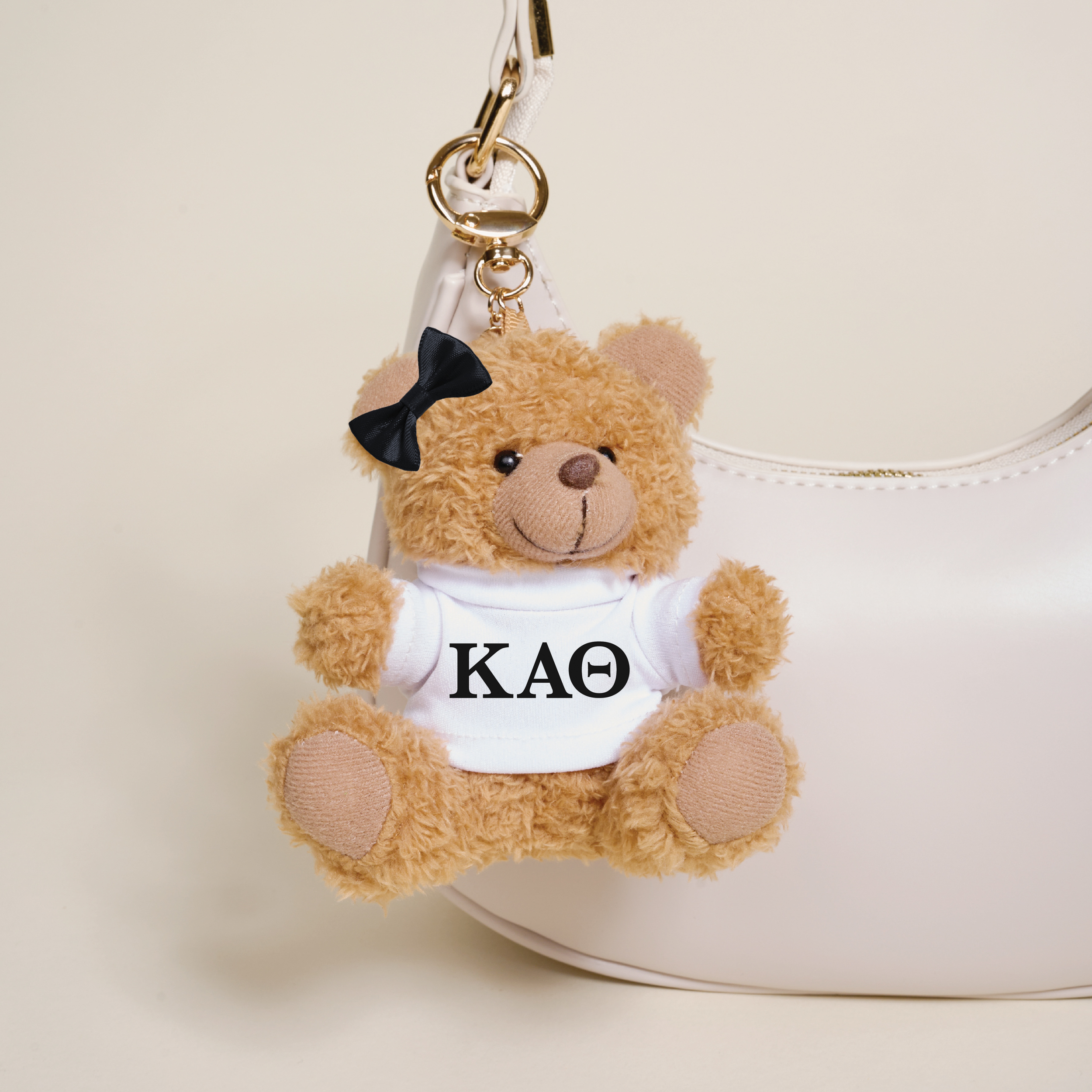 Picture of Sorority Teddy Bear Bag Charm-Kappa Alpha Theta