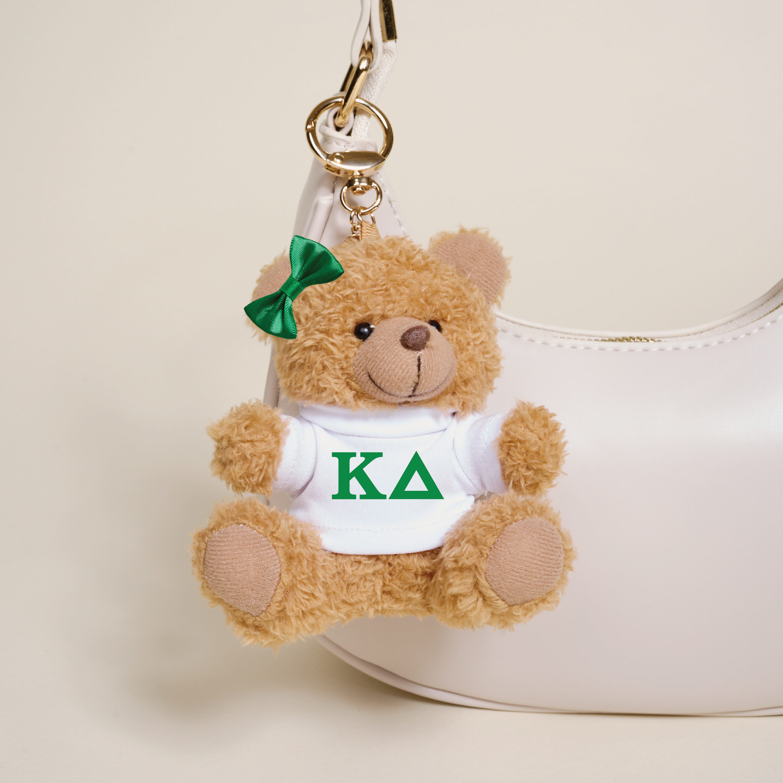 Picture of Sorority Teddy Bear Bag Charm-Kappa Delta
