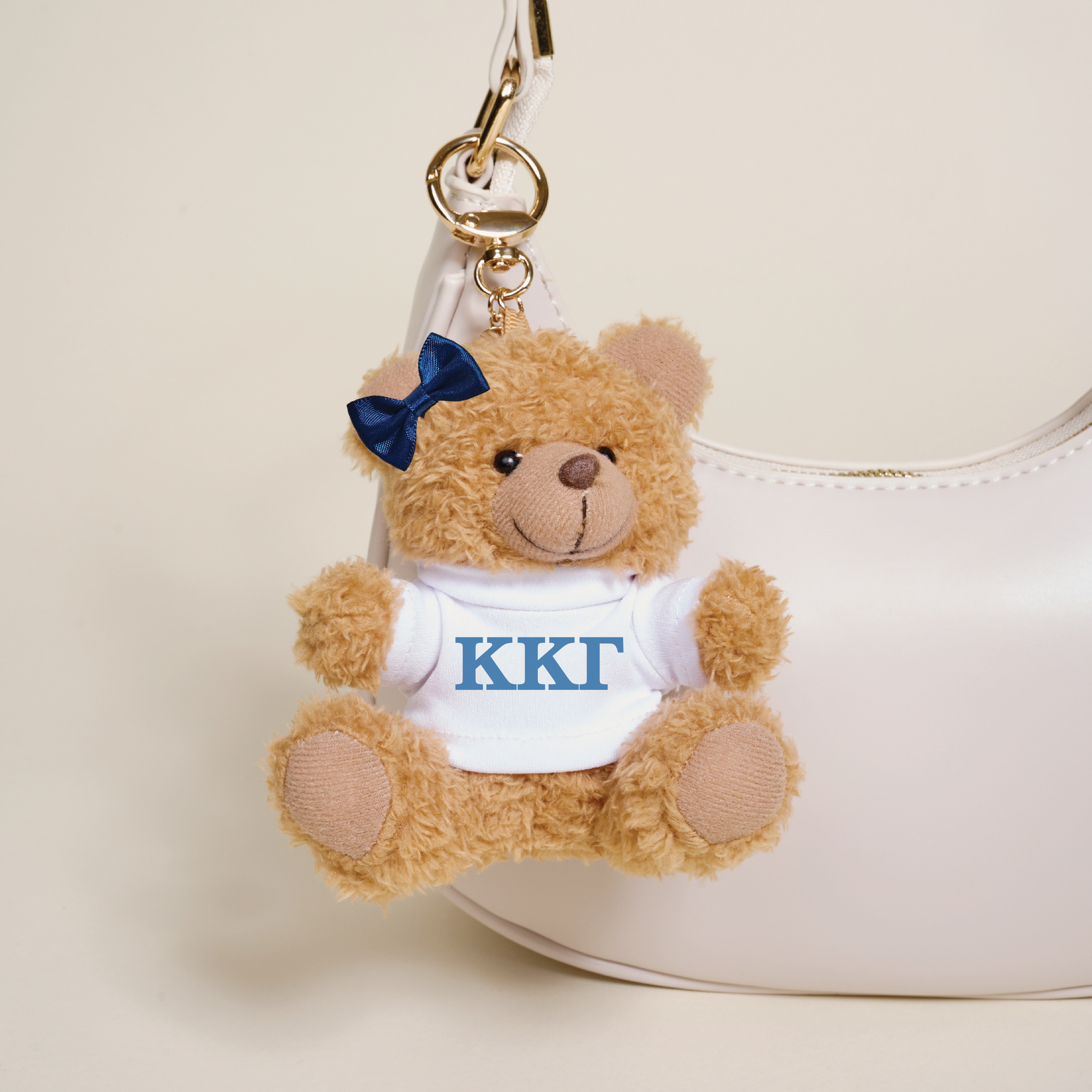 Picture of Sorority Teddy Bear Bag Charm-Kappa Kappa Gamma
