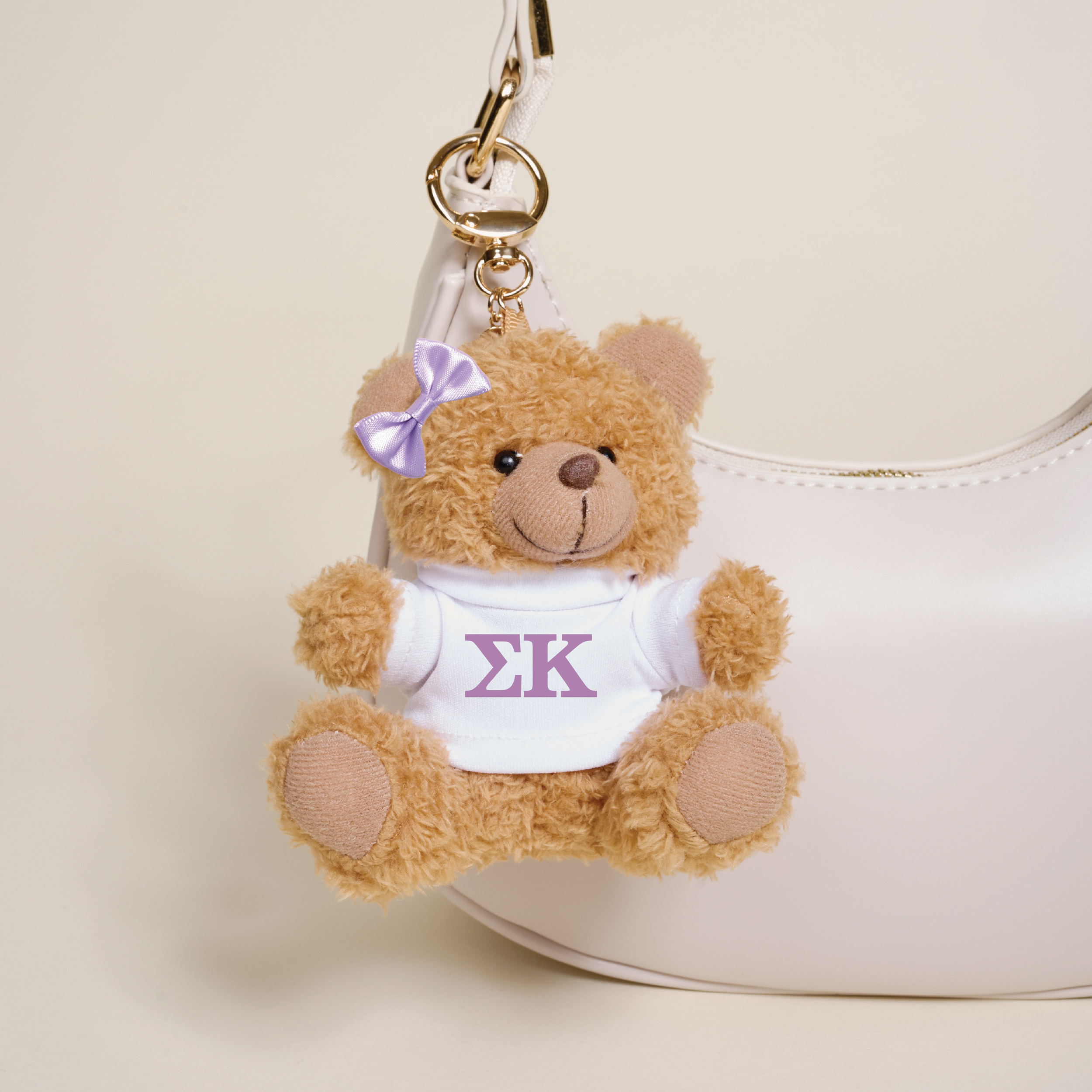 Picture of Sorority Teddy Bear Bag Charm-Sigma Kappa