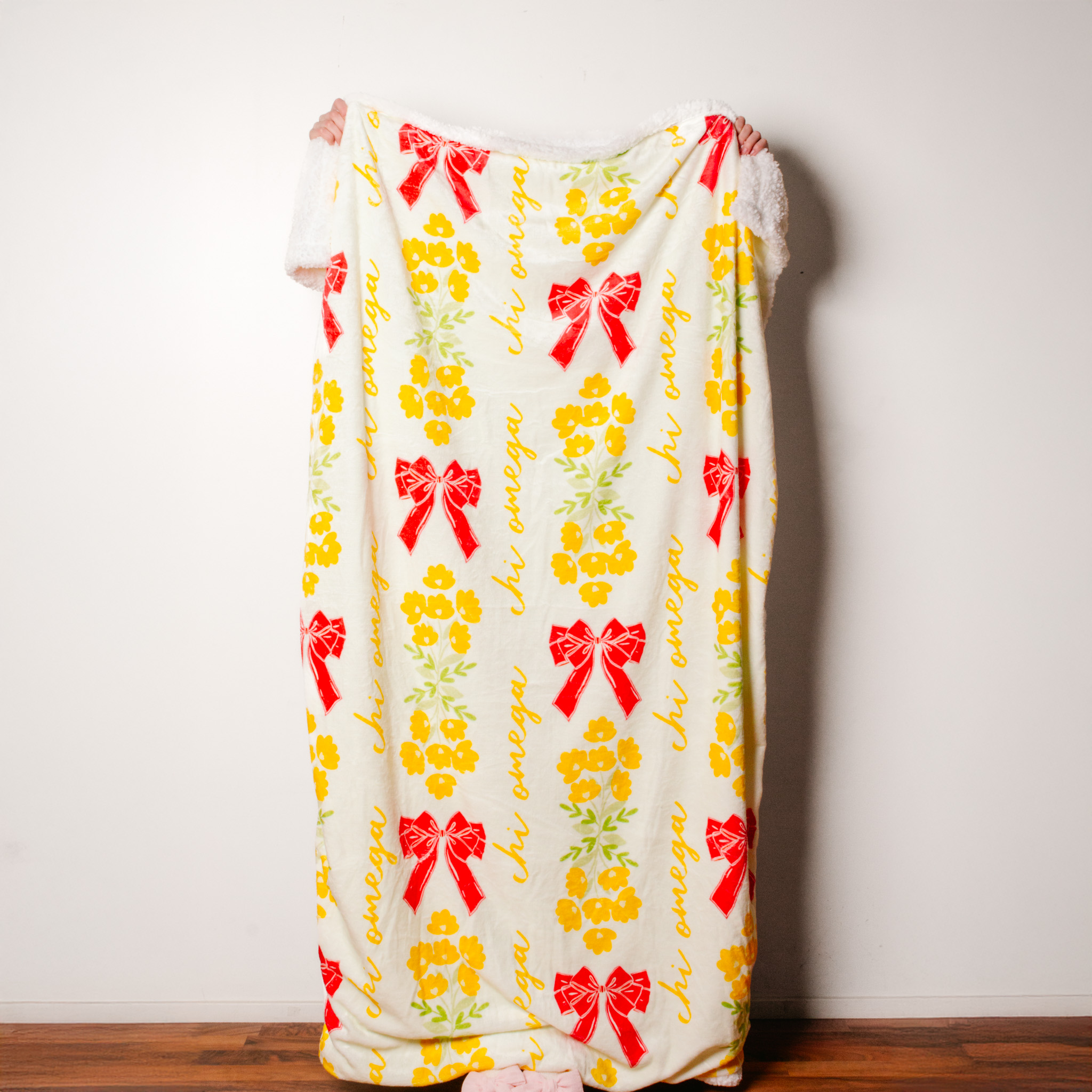 Picture of Sorority Plush Sherpa Blanket-Chi Omega