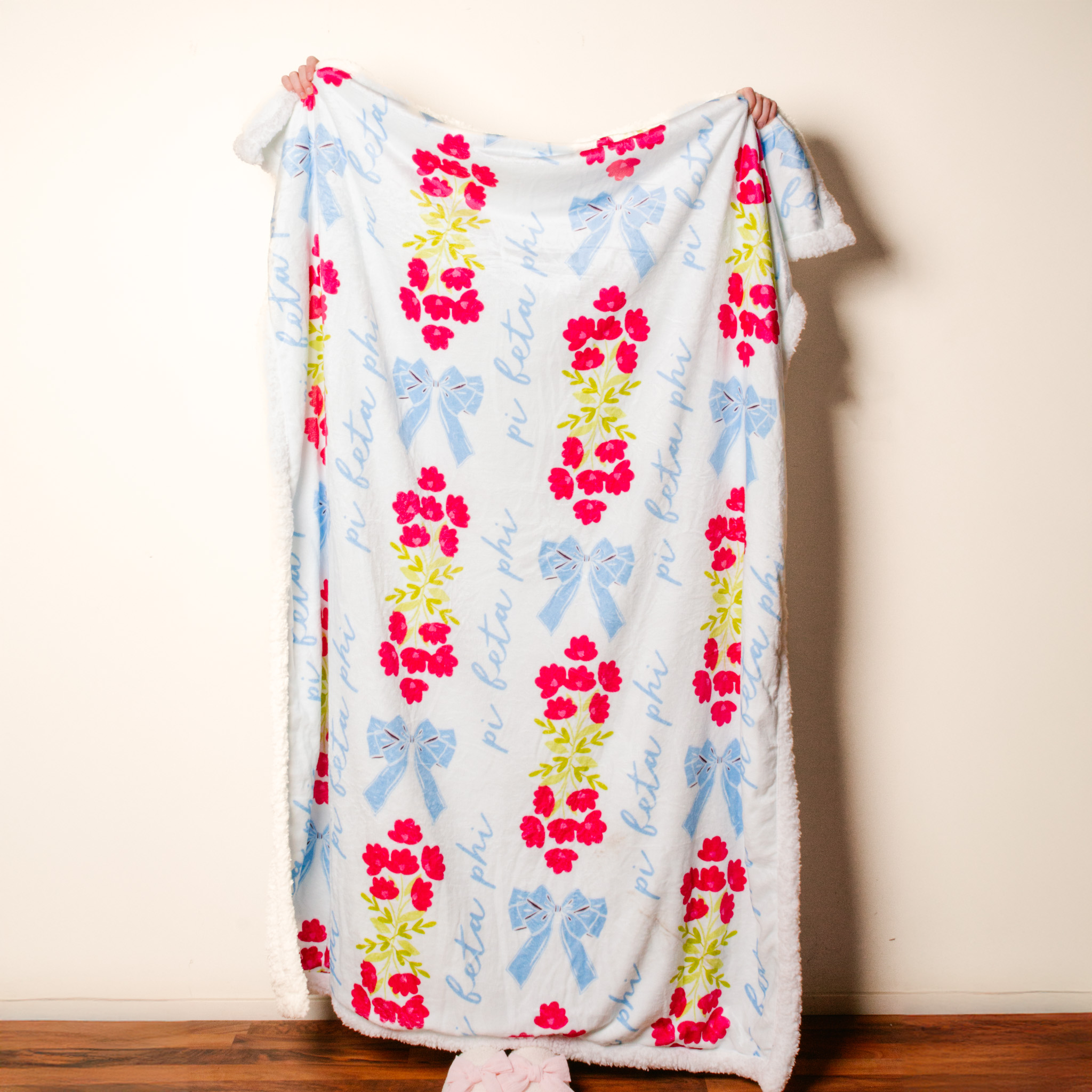 Picture of Sorority Plush Sherpa Blanket-Pi Beta Phi