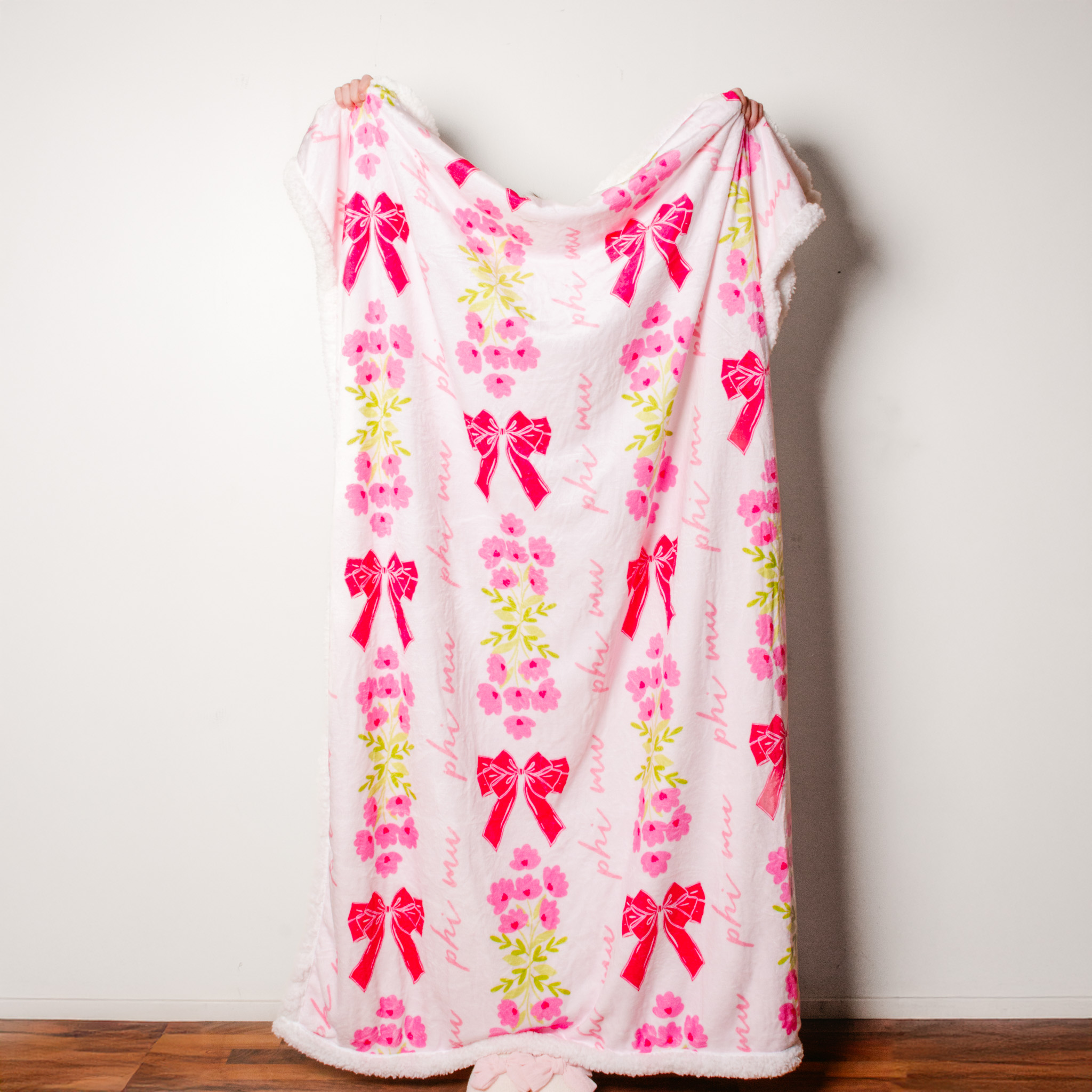 Picture of Sorority Plush Sherpa Blanket-Phi Mu