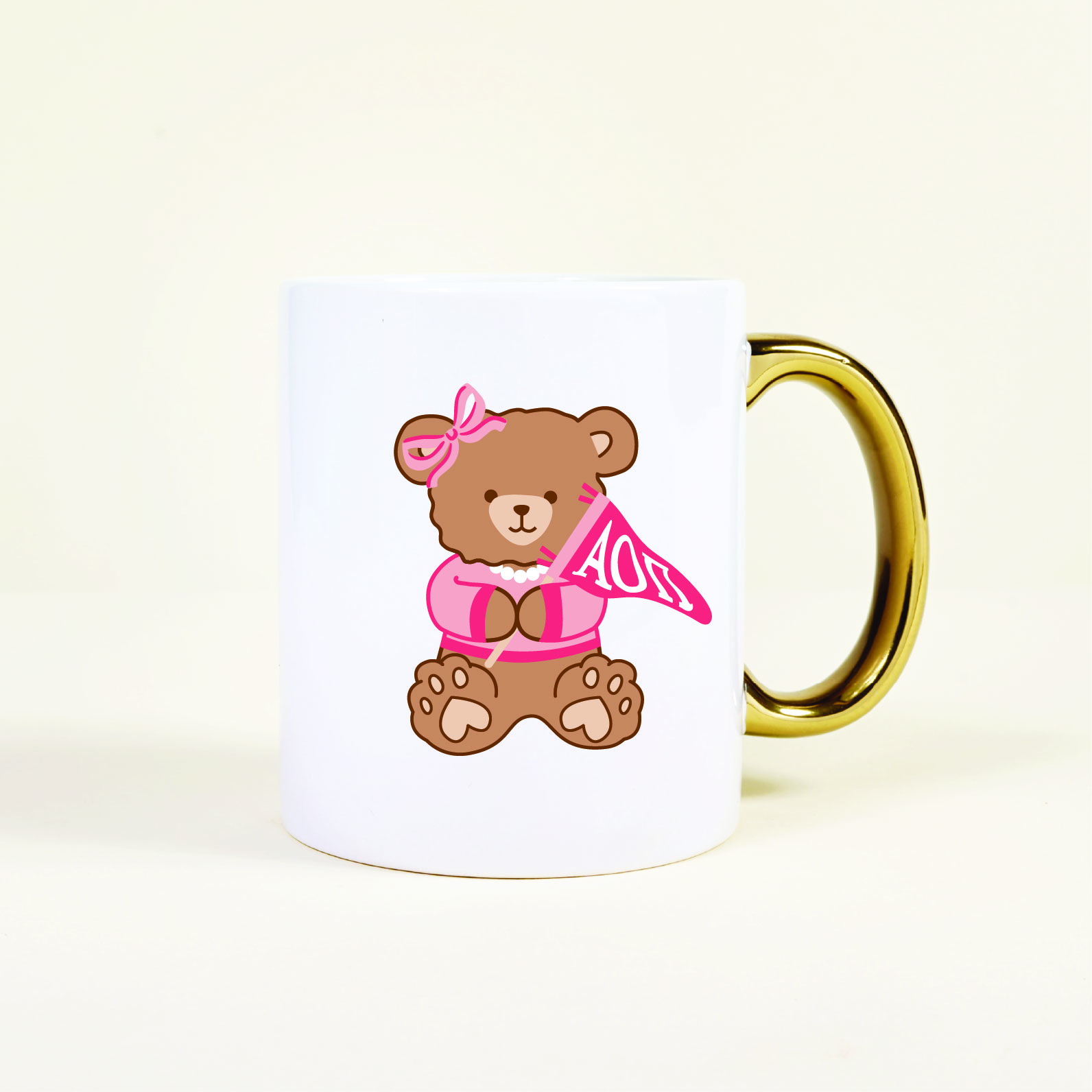Picture of Sorority 11 oz Cozy Cute Ceramic Mug-Alpha Omicron