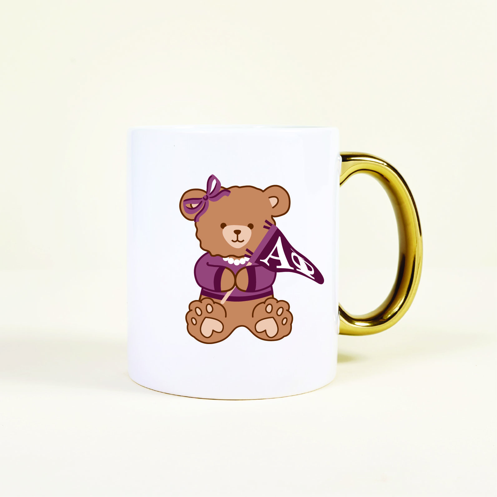 Picture of Sorority 11 oz Cozy Cute Ceramic Mug-Alpha Phi