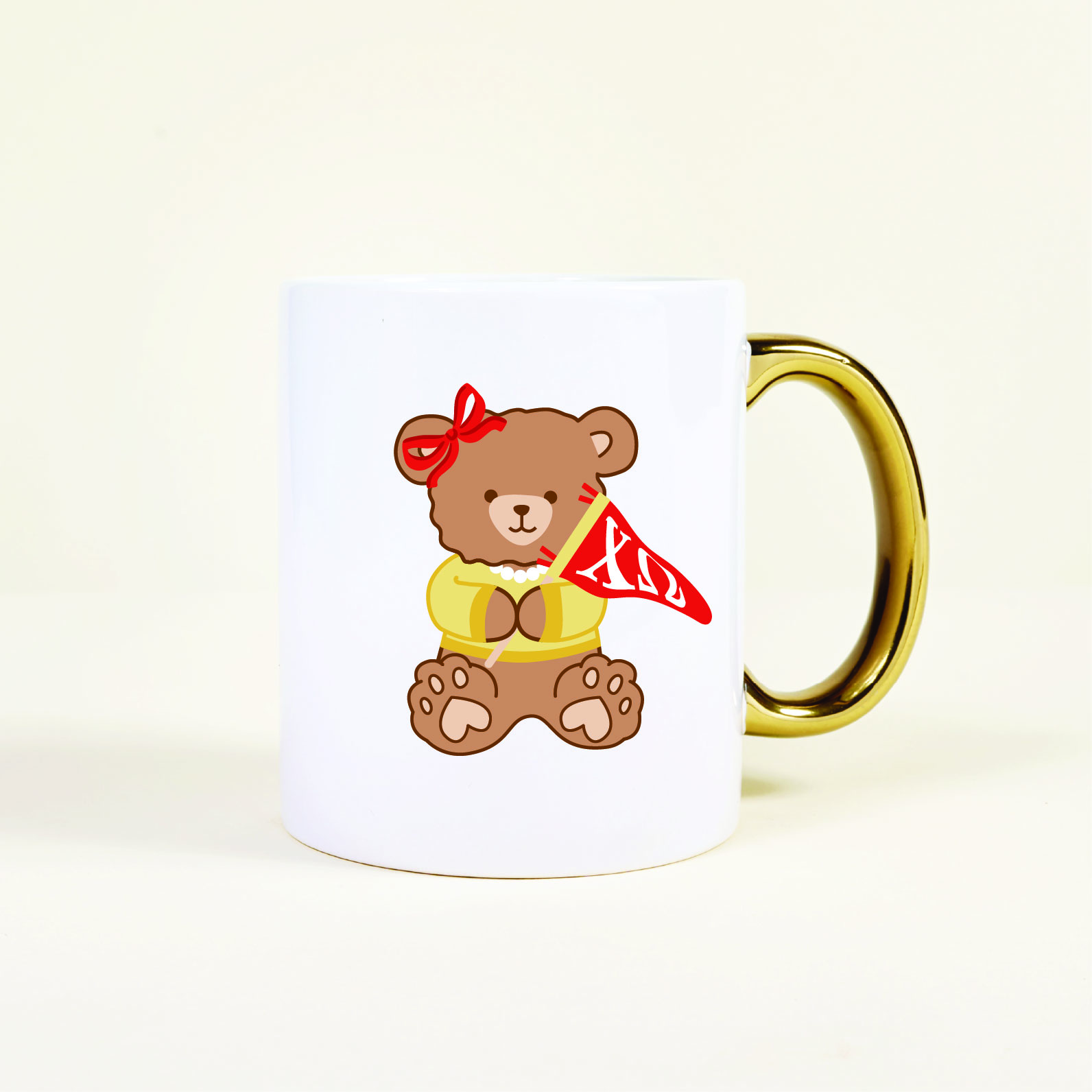 Picture of Sorority 11 oz Cozy Cute Ceramic Mug-Chi Omega