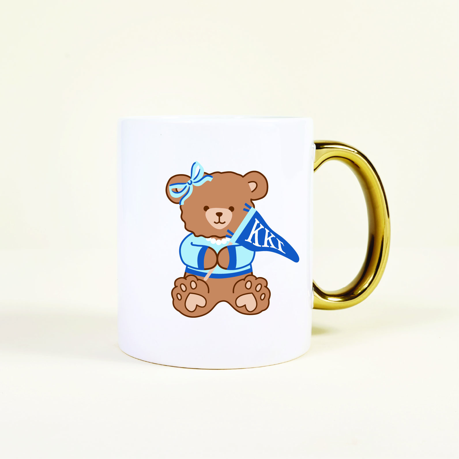 Picture of Sorority 11 oz Cozy Cute Ceramic Mug-Kappa Kappa G