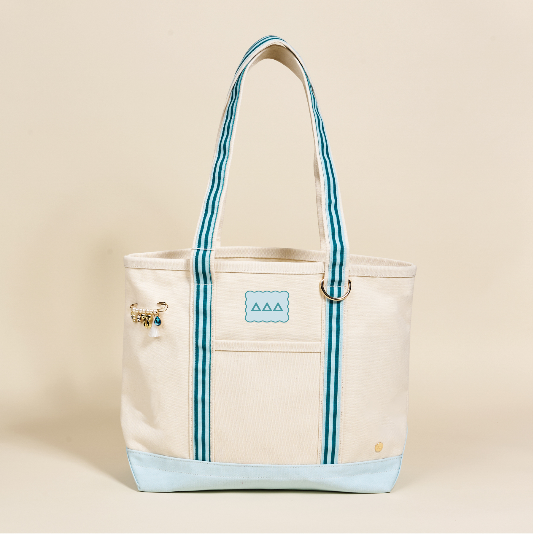 Picture of Sorority Canvas Tote Bag-Delta Delta Delta
