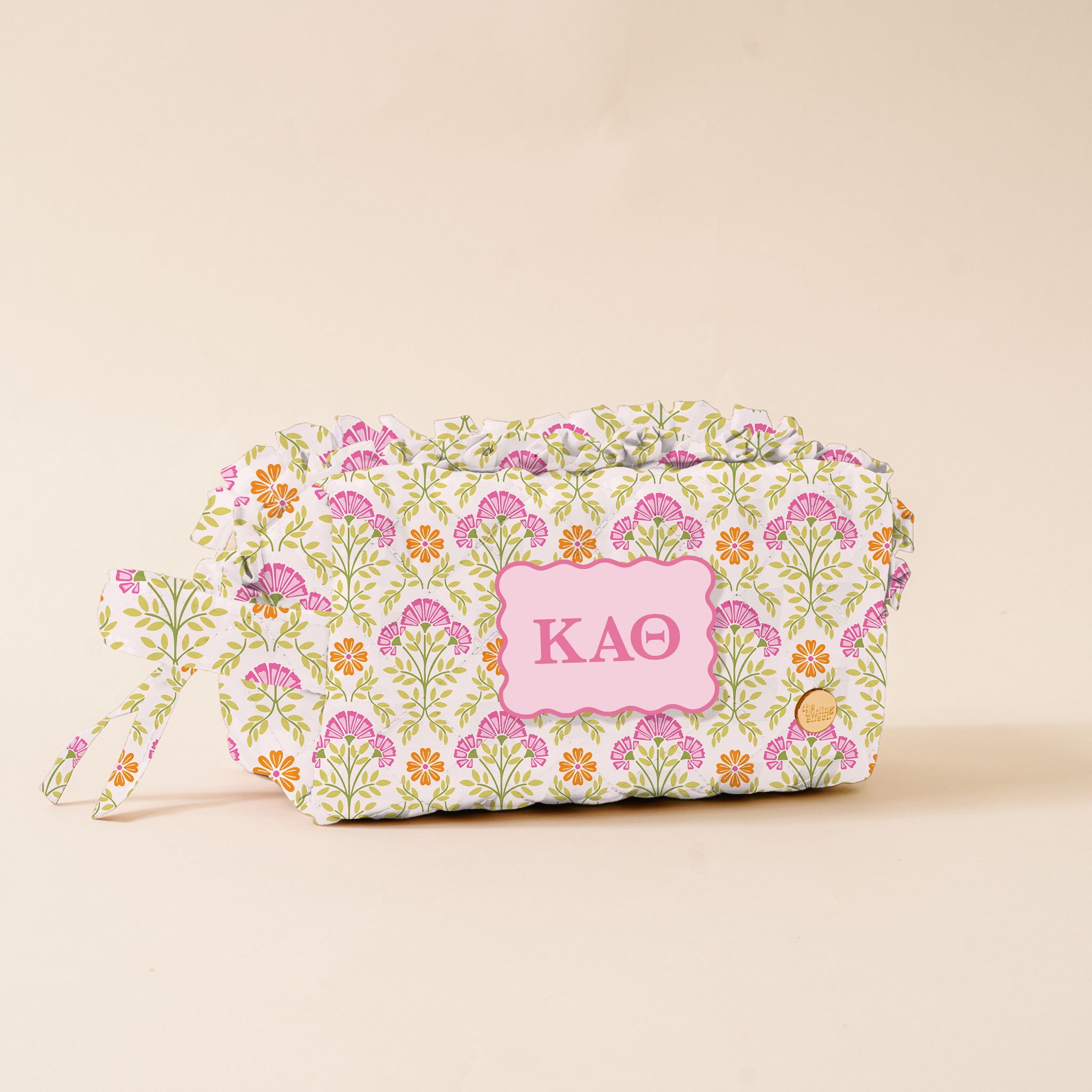 Picture of Sorority Essentials Quilted Cosmetic Pouch-Kappa A
