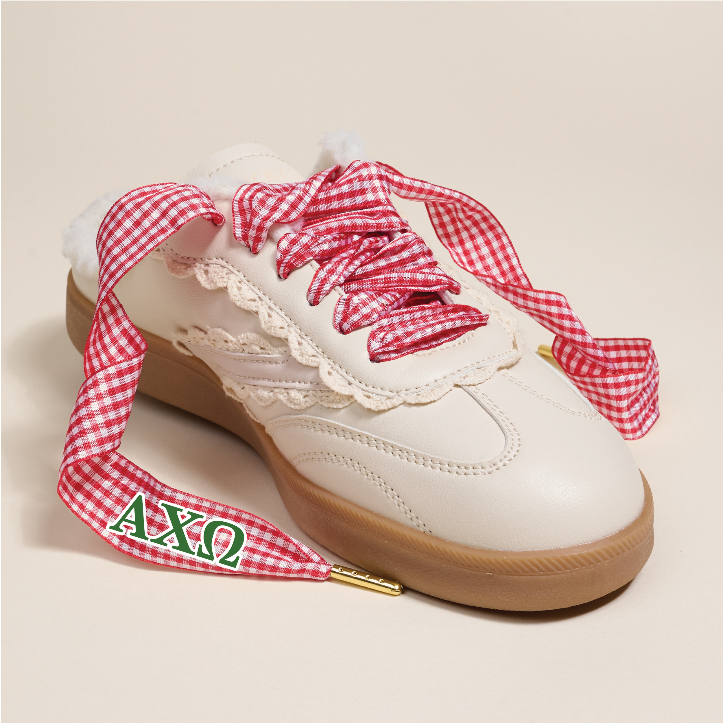Picture of Sorority Step It Up Shoelaces-Alpha Chi Omega