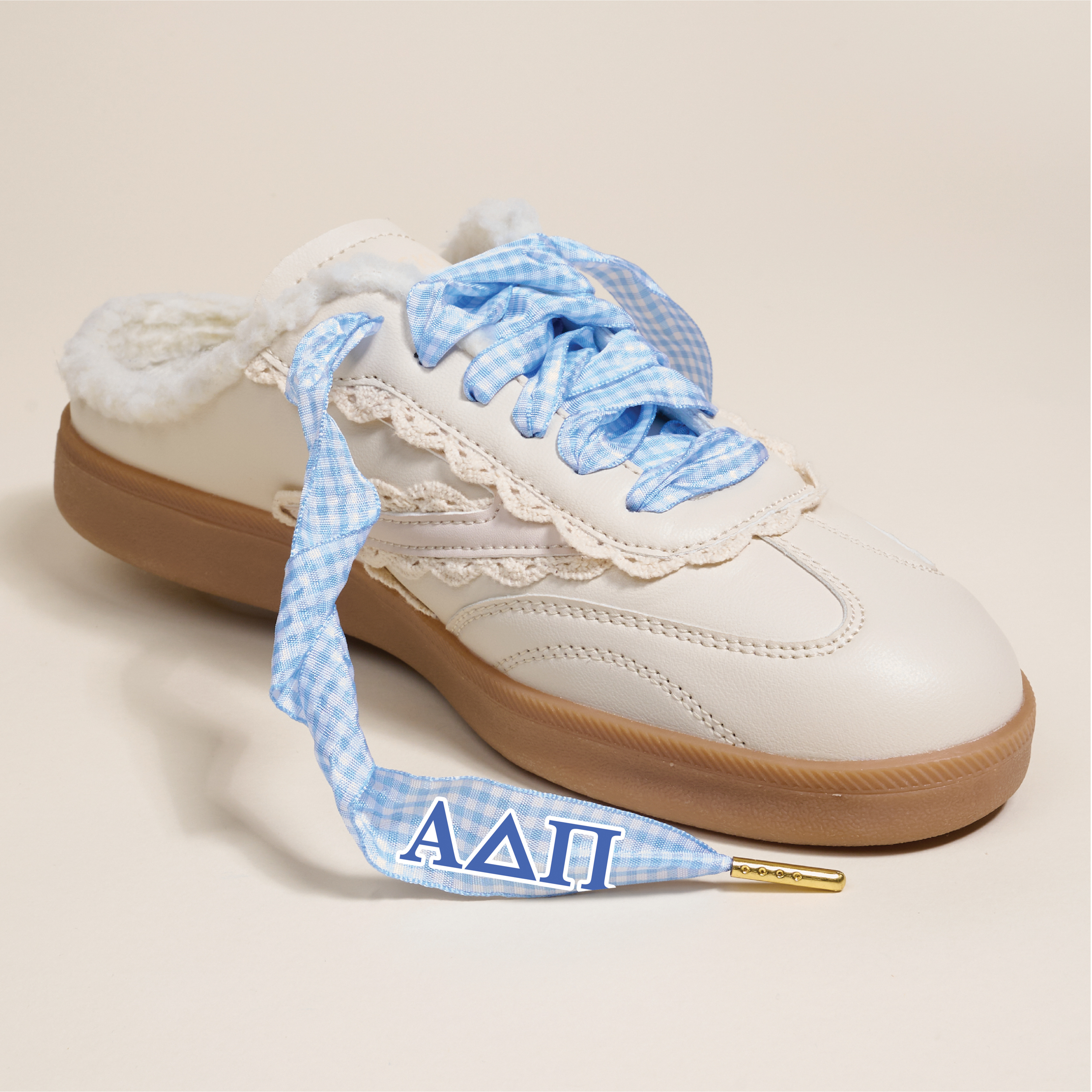 Picture of Sorority Step It Up Shoelaces-Alpha Delta Pi
