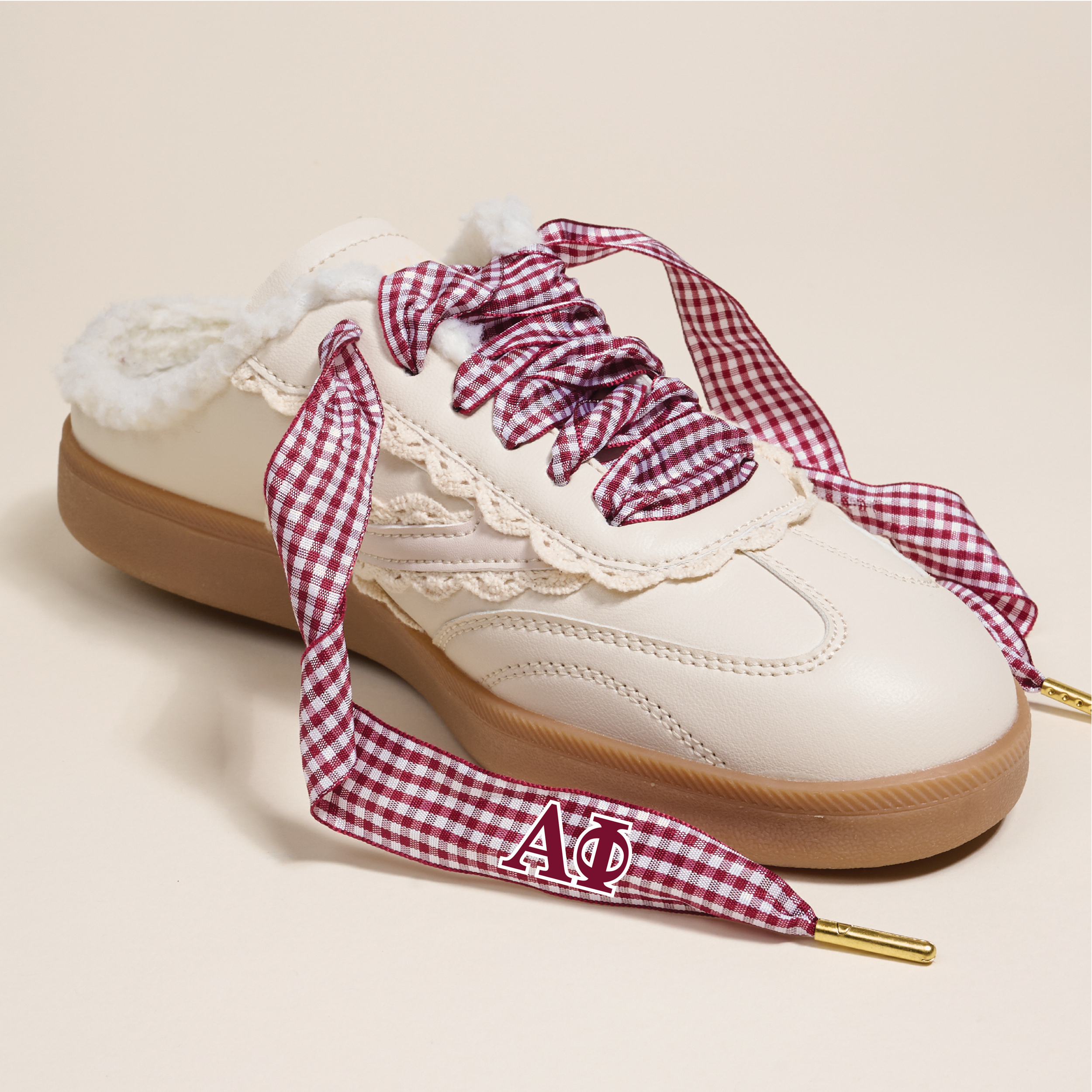 Picture of Sorority Step It Up Shoelaces-Alpha Phi