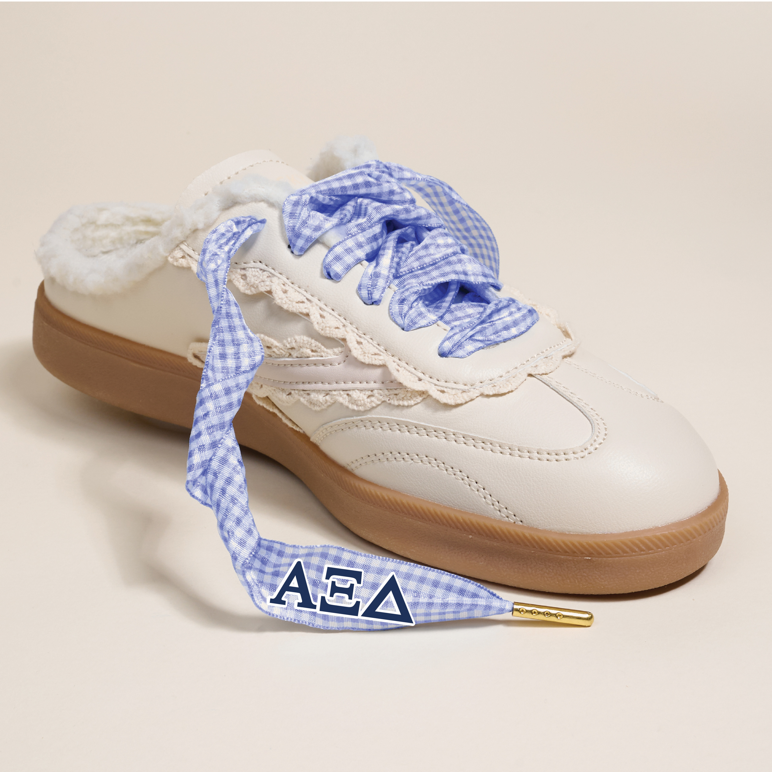 Picture of Sorority Step It Up Shoelaces-Alpha Xi Delta