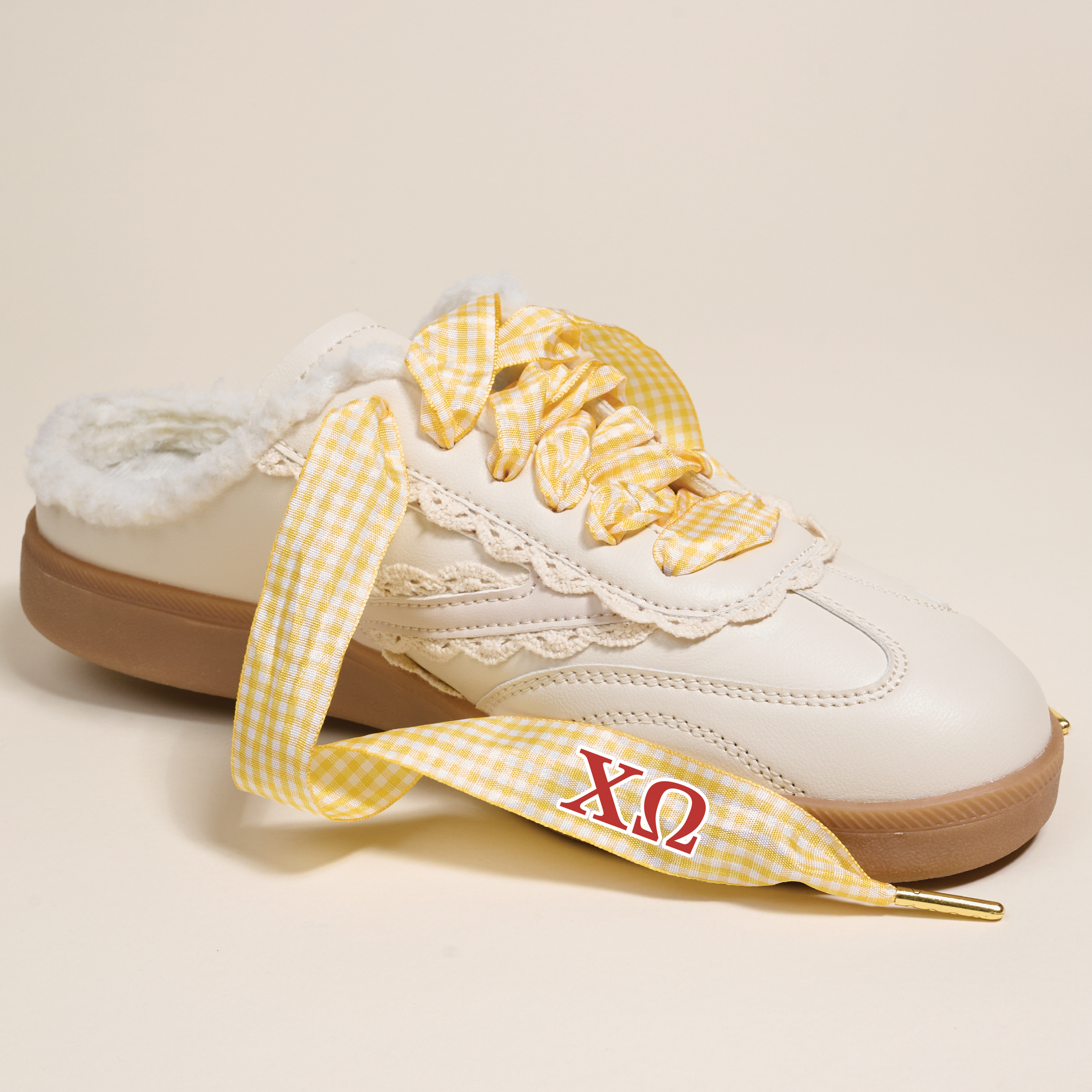 Picture of Sorority Step It Up Shoelaces-Chi Omega