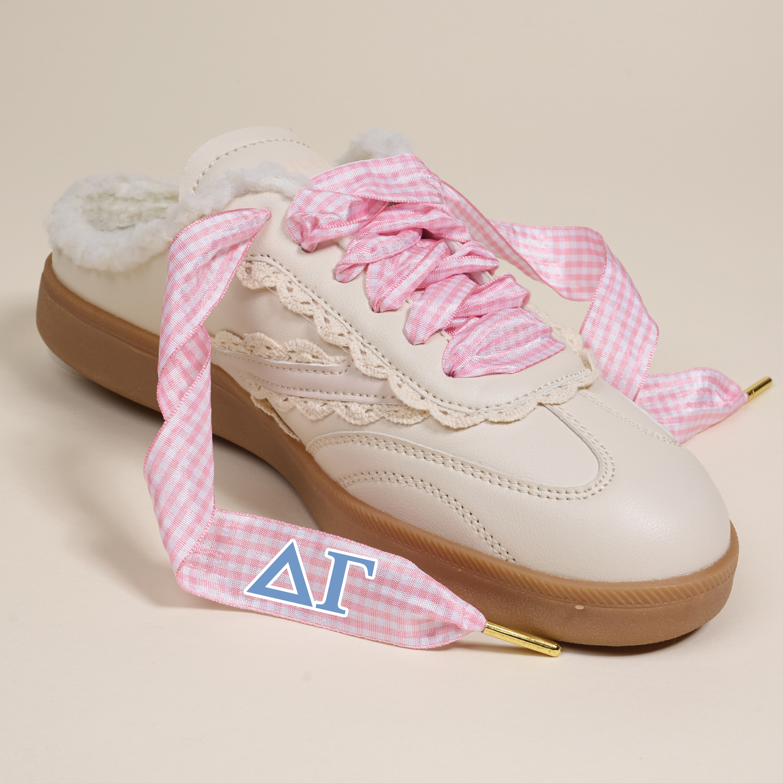 Picture of Sorority Step It Up Shoelaces-Delta Gamma