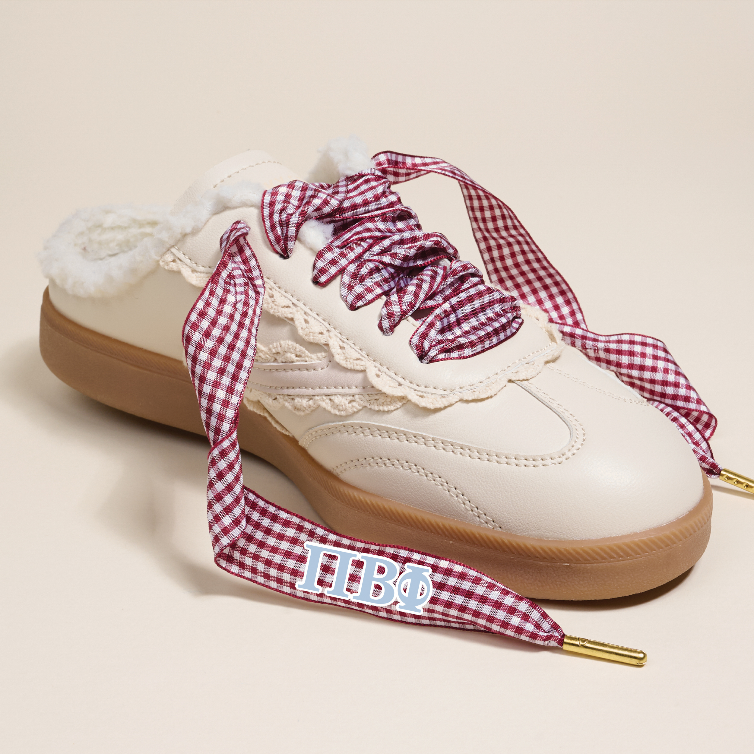 Picture of Sorority Step It Up Shoelaces-Pi Beta Phi