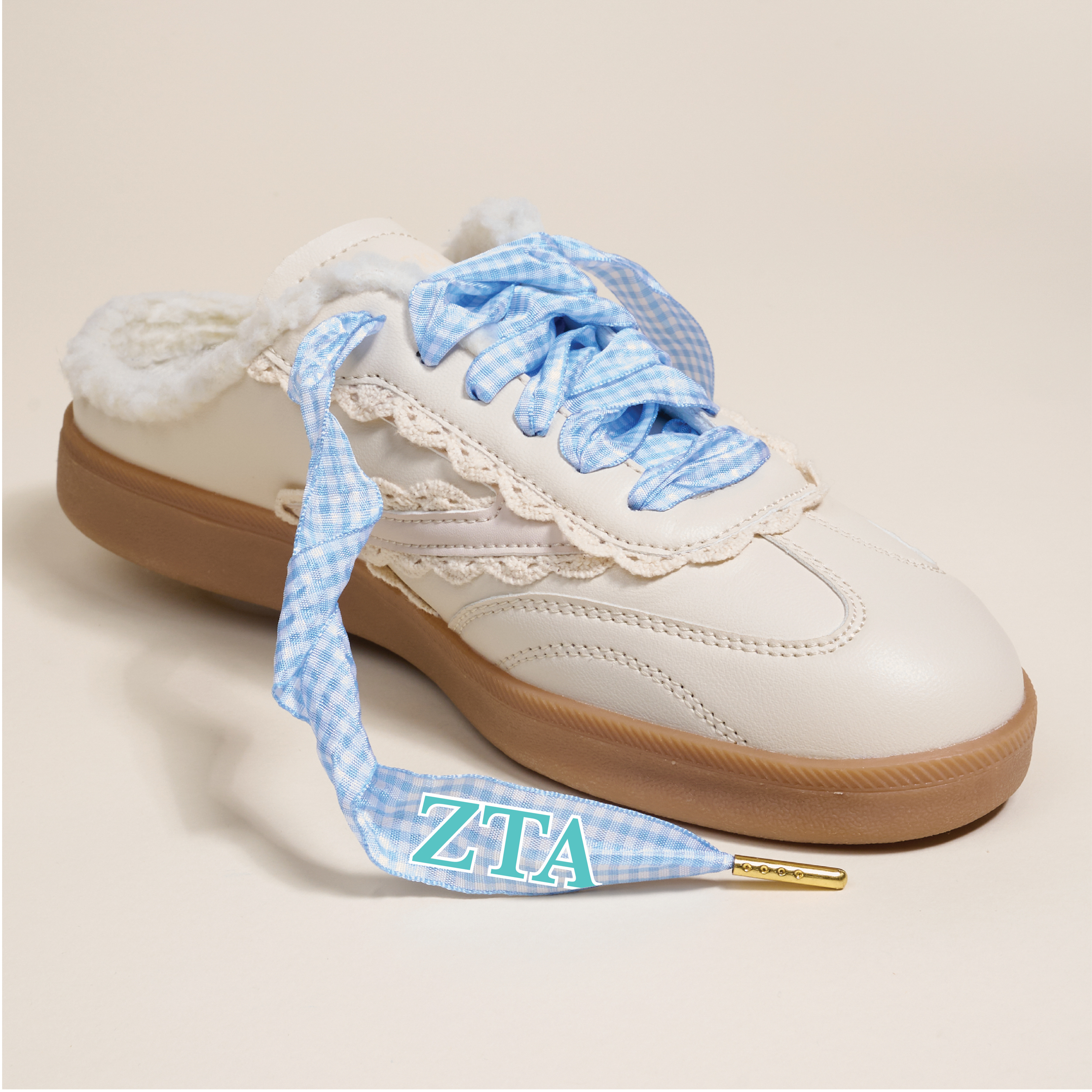 Picture of Sorority Step It Up Shoelaces-Zeta Tau Alpha