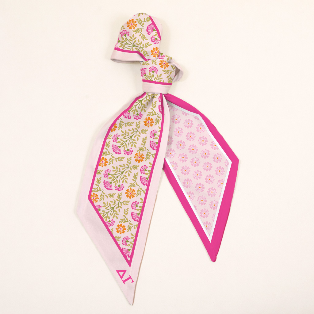 Picture of Sorority Twirl & Tie Scarf Accessory-Delta Gamma