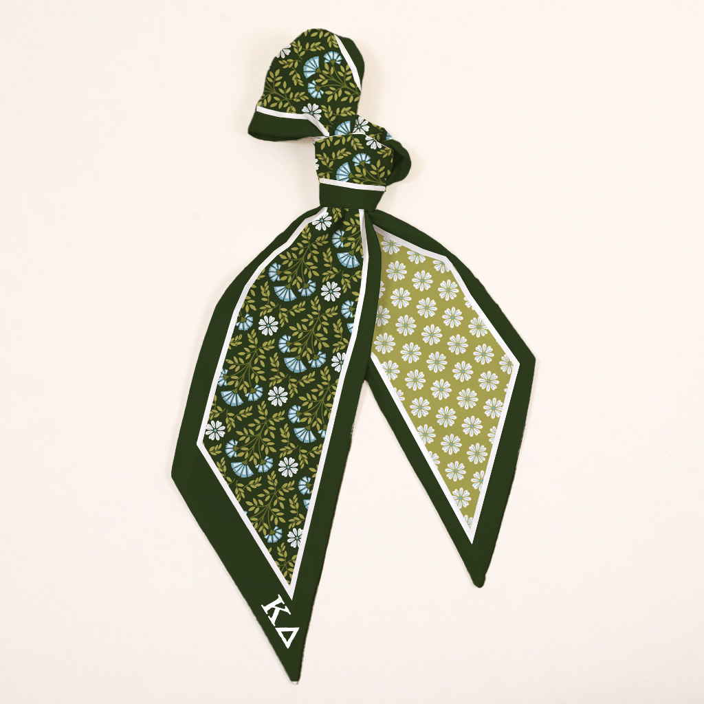 Picture of Sorority Twirl & Tie Scarf Accessory-Kappa Delta