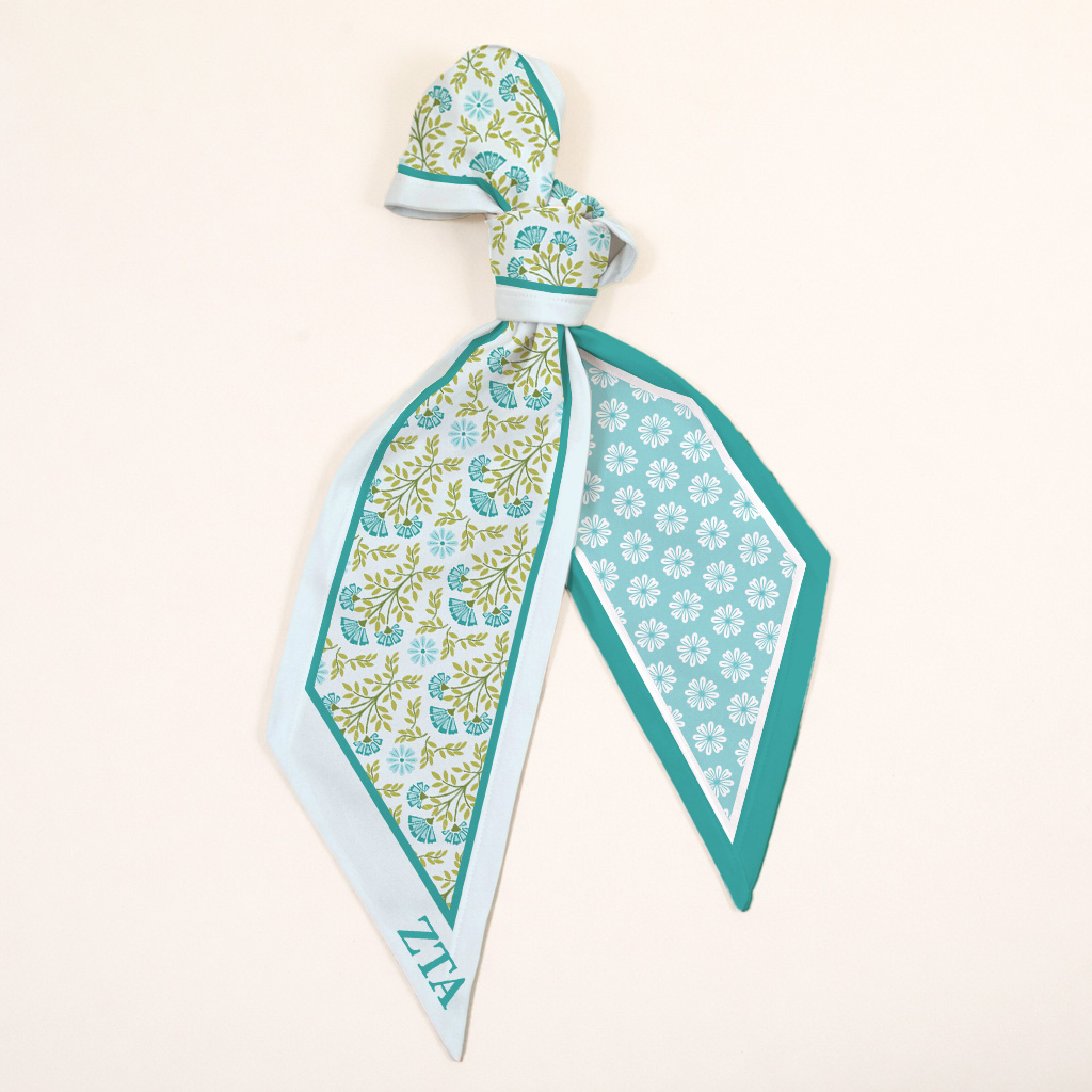 Picture of Sorority Twirl & Tie Scarf Accessory-Zeta Tau Alph