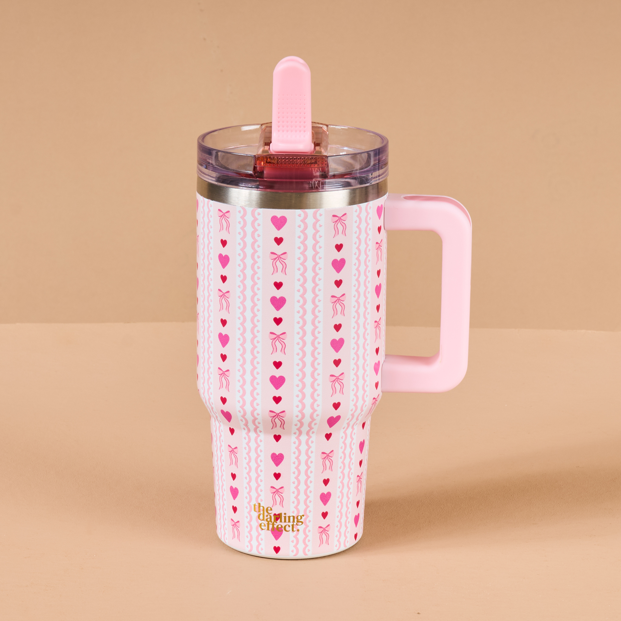 Picture of 20 oz Lifestyle Flip Straw Tumbler-Oh So Lovely