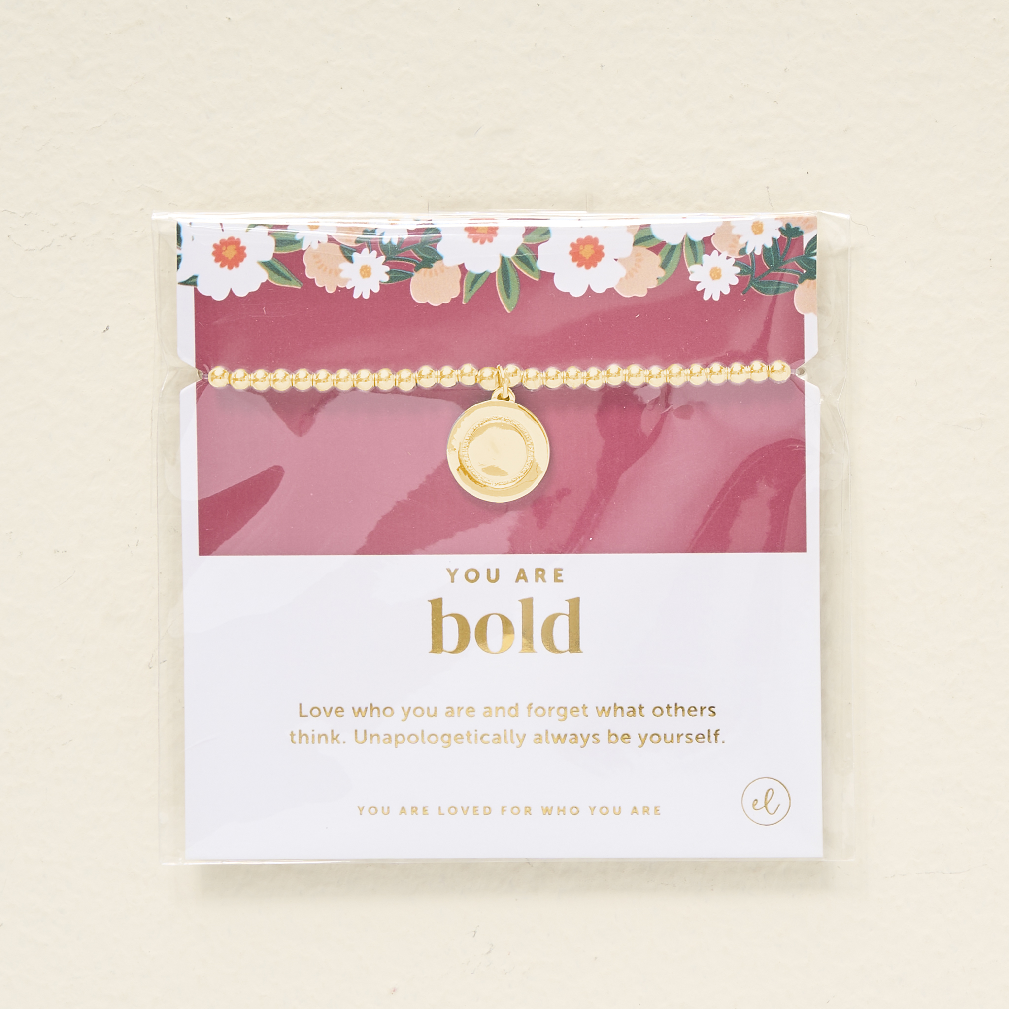 Picture of Trait Charm Bracelet Gold - Bold