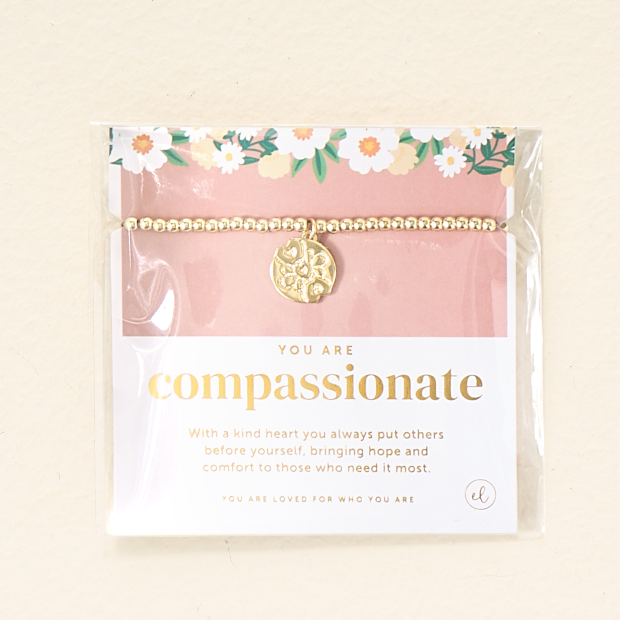Picture of Trait Charm Bracelet Gold - Compassionate