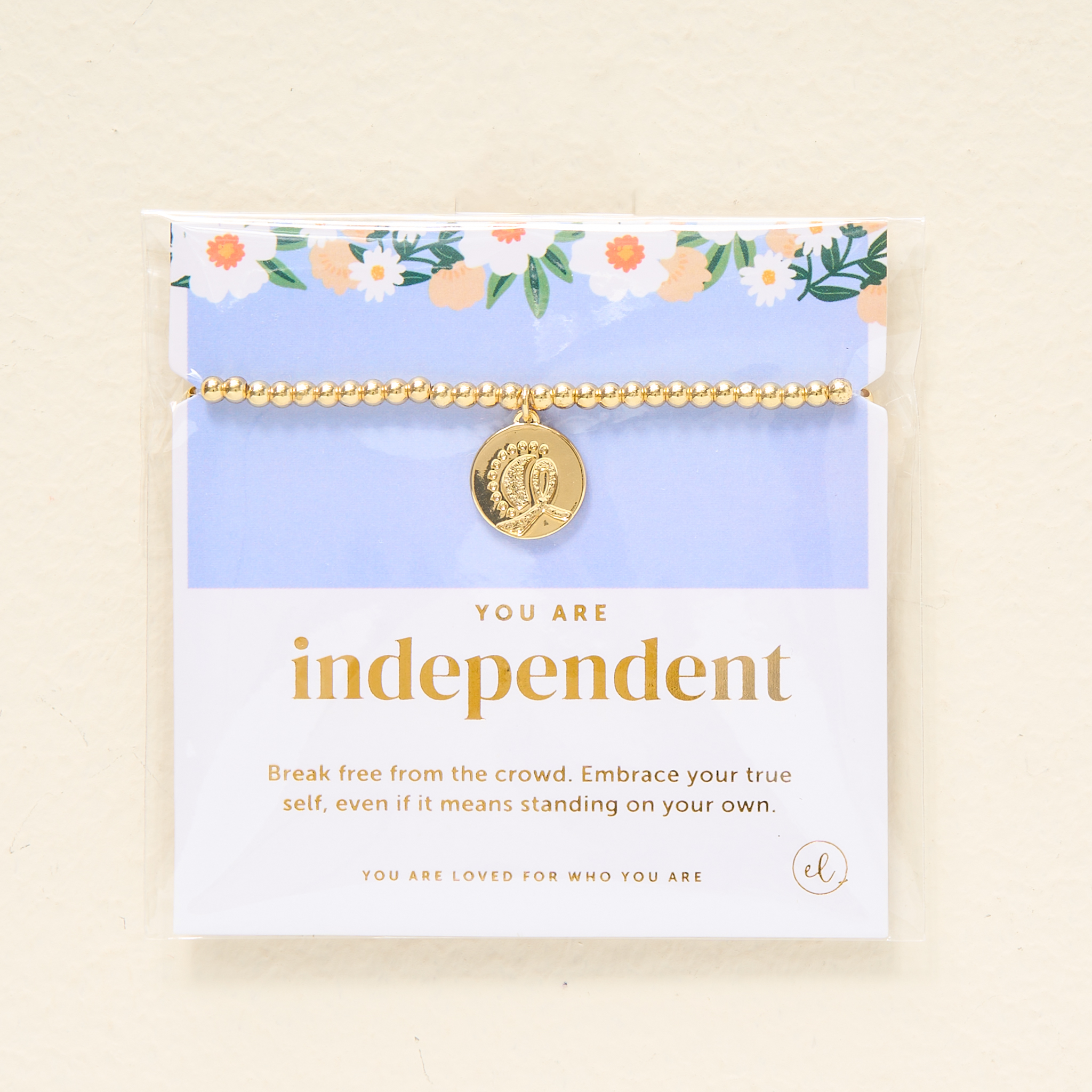 Picture of Trait Charm Bracelet Gold - Independent