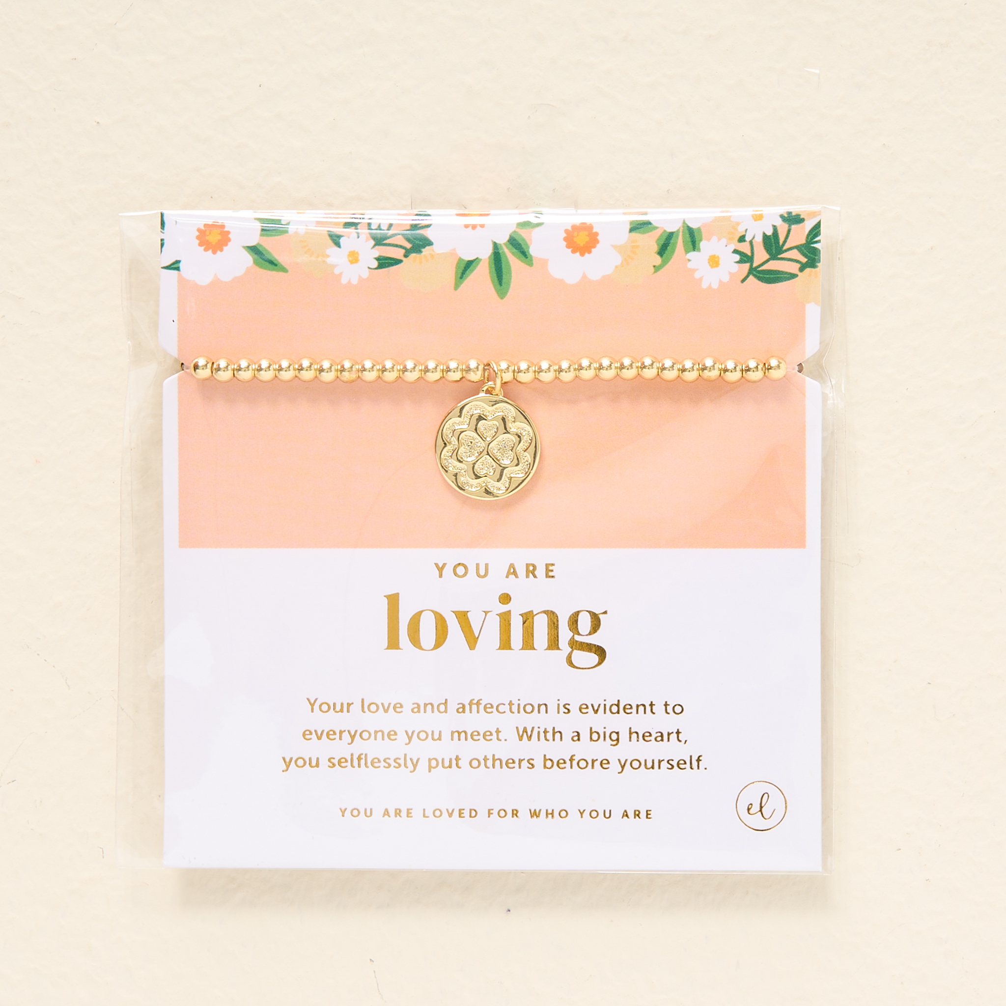 Picture of Trait Charm Bracelet Gold - Loving