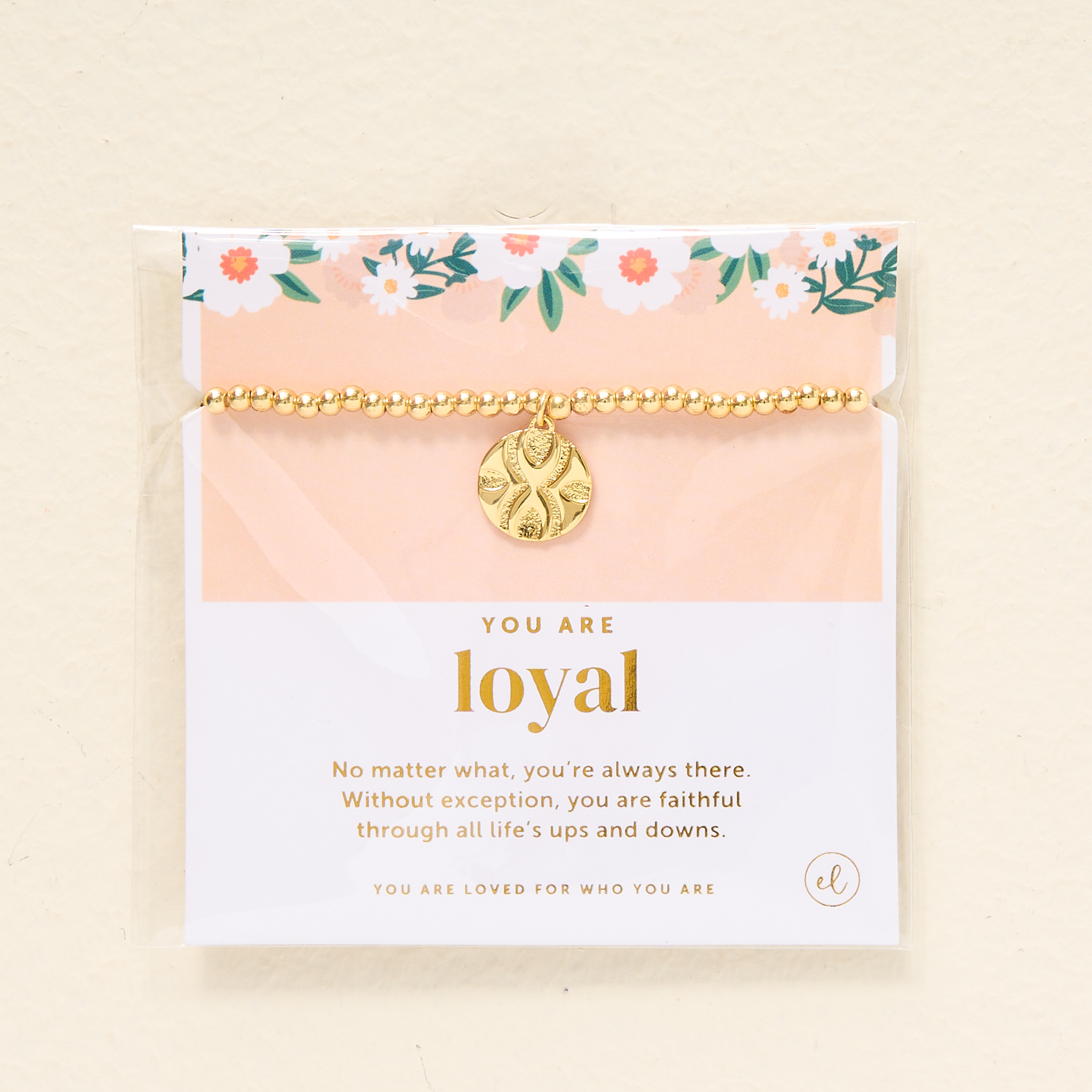 Picture of Trait Charm Bracelet Gold - Loyal