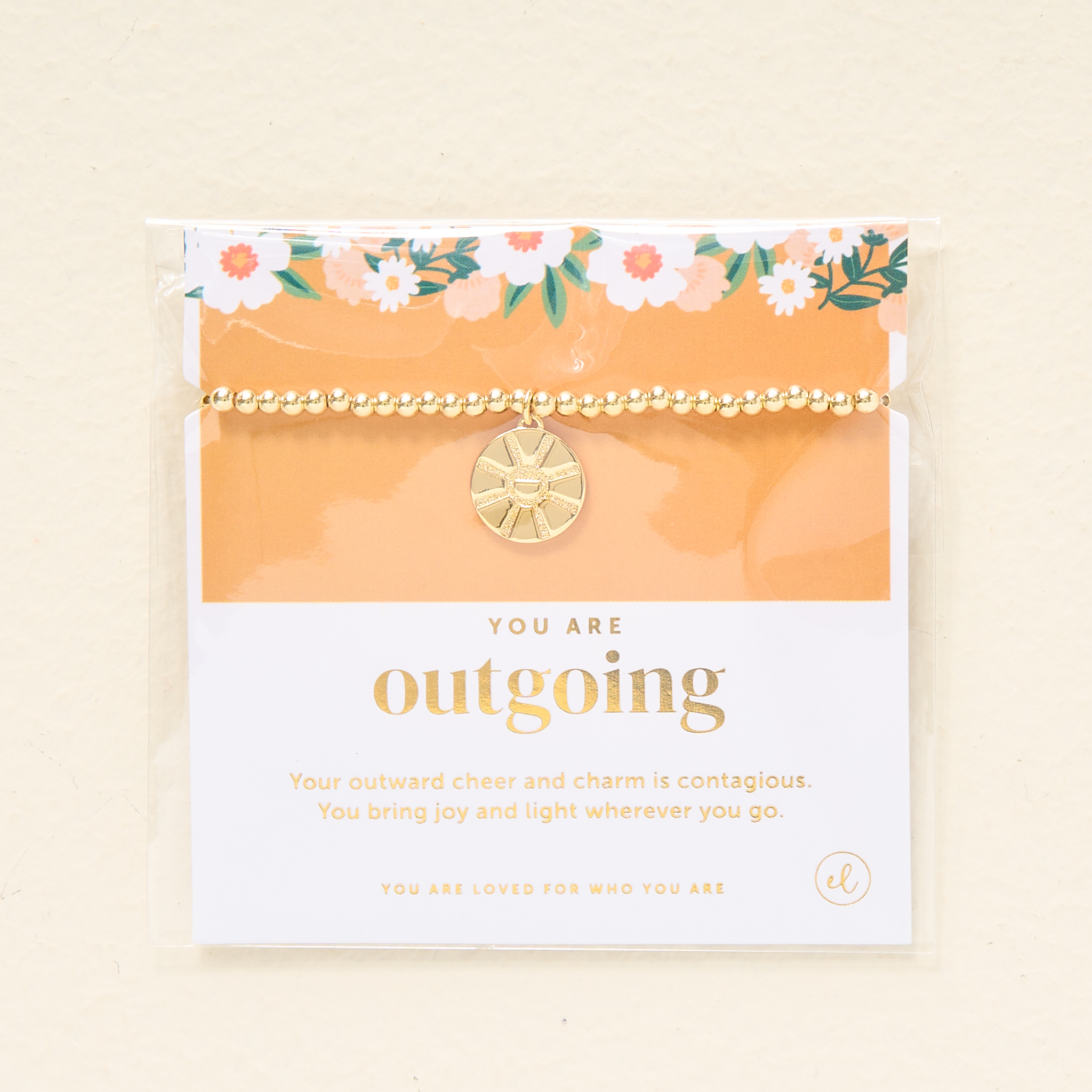 Picture of Trait Charm Bracelet Gold - Outgoing