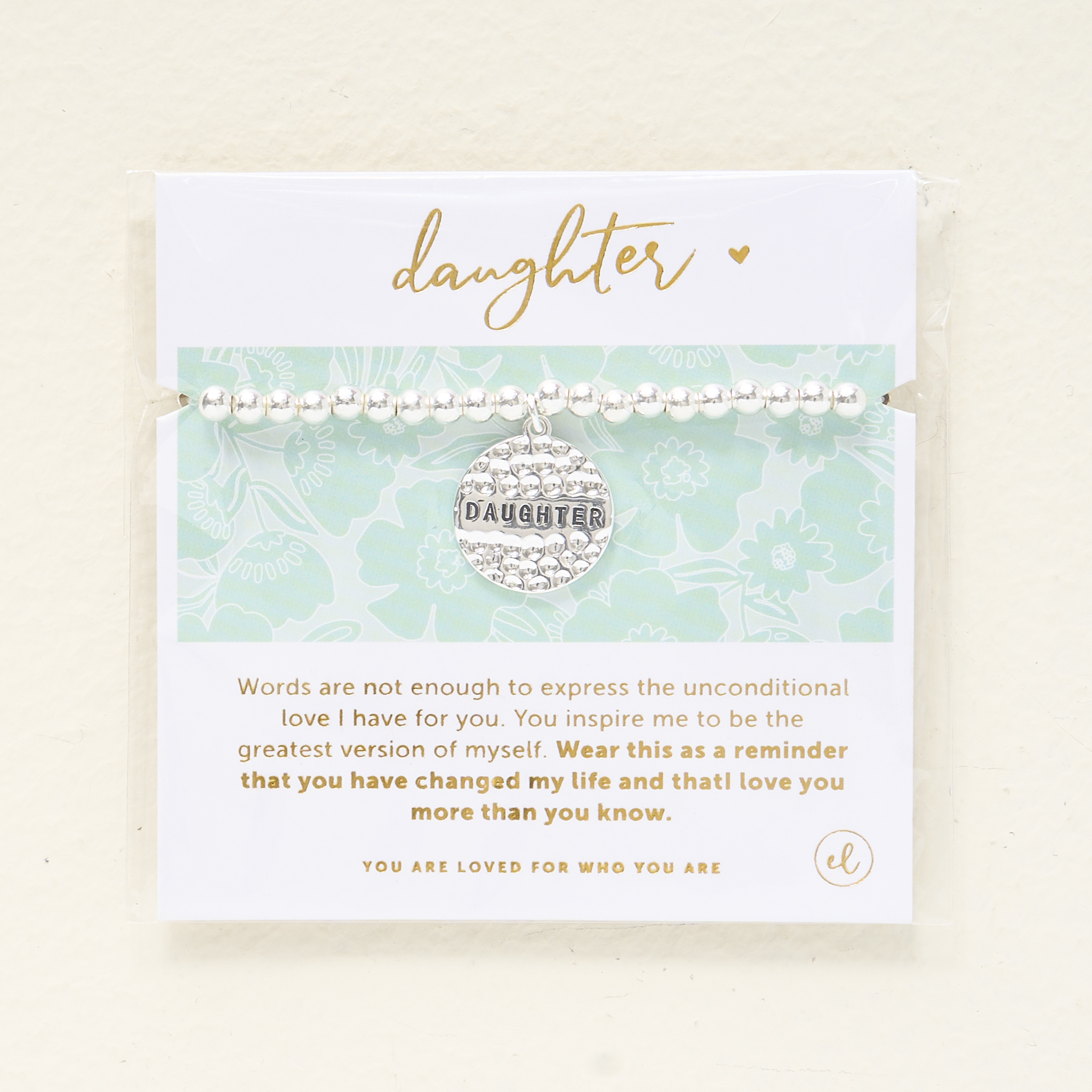 Picture of Sentiment Charm Bracelet Silver - Daughter