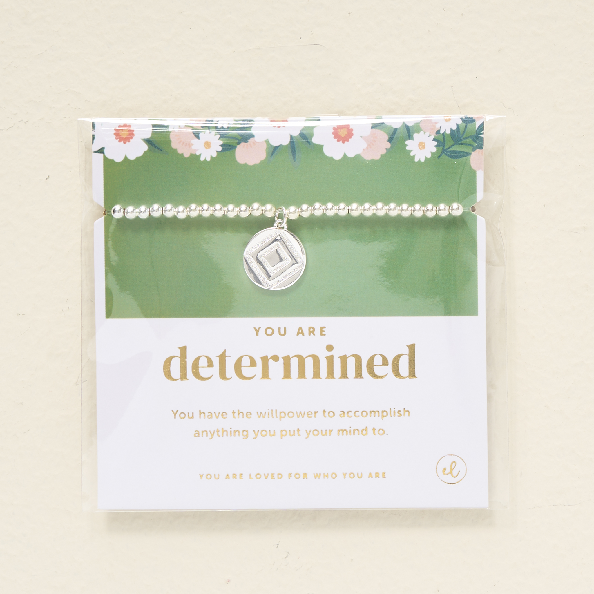 Picture of Trait Charm Bracelet Silver - Determined