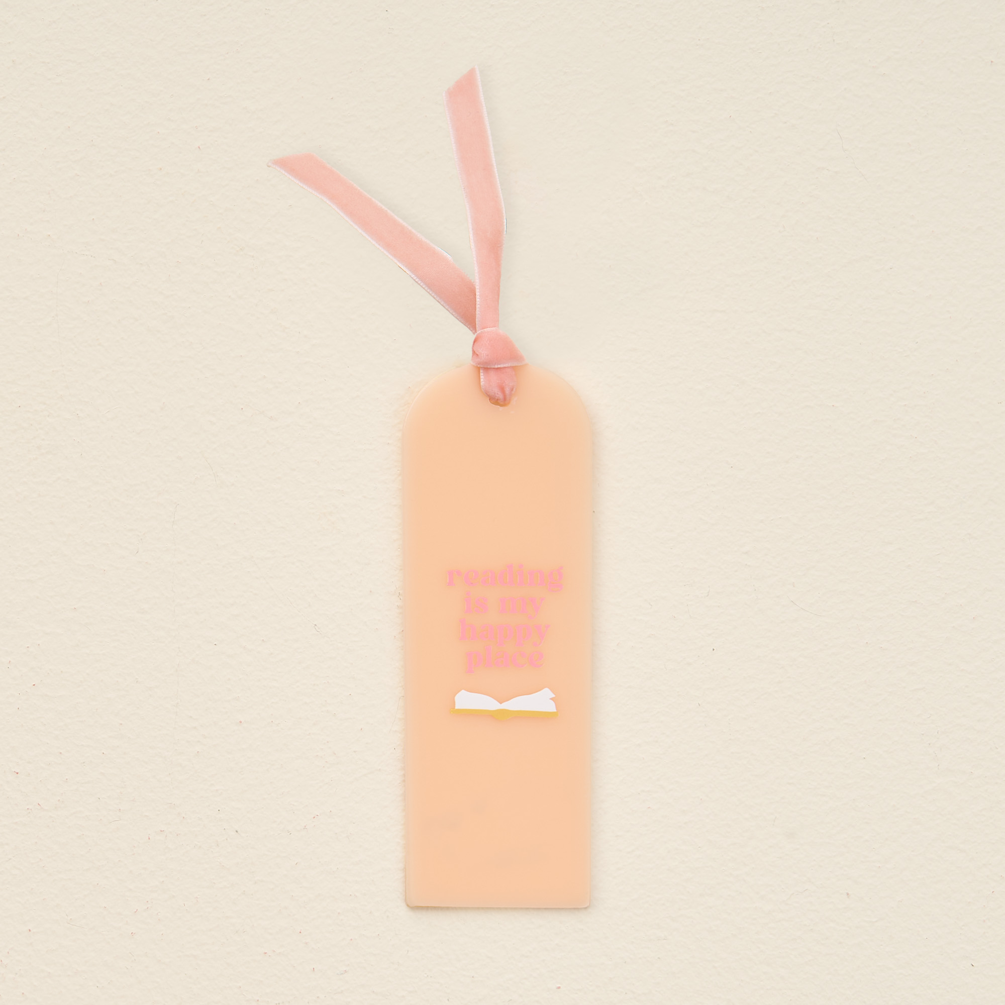 Picture of Acrylic Bookmark-Reading is My Happy Place