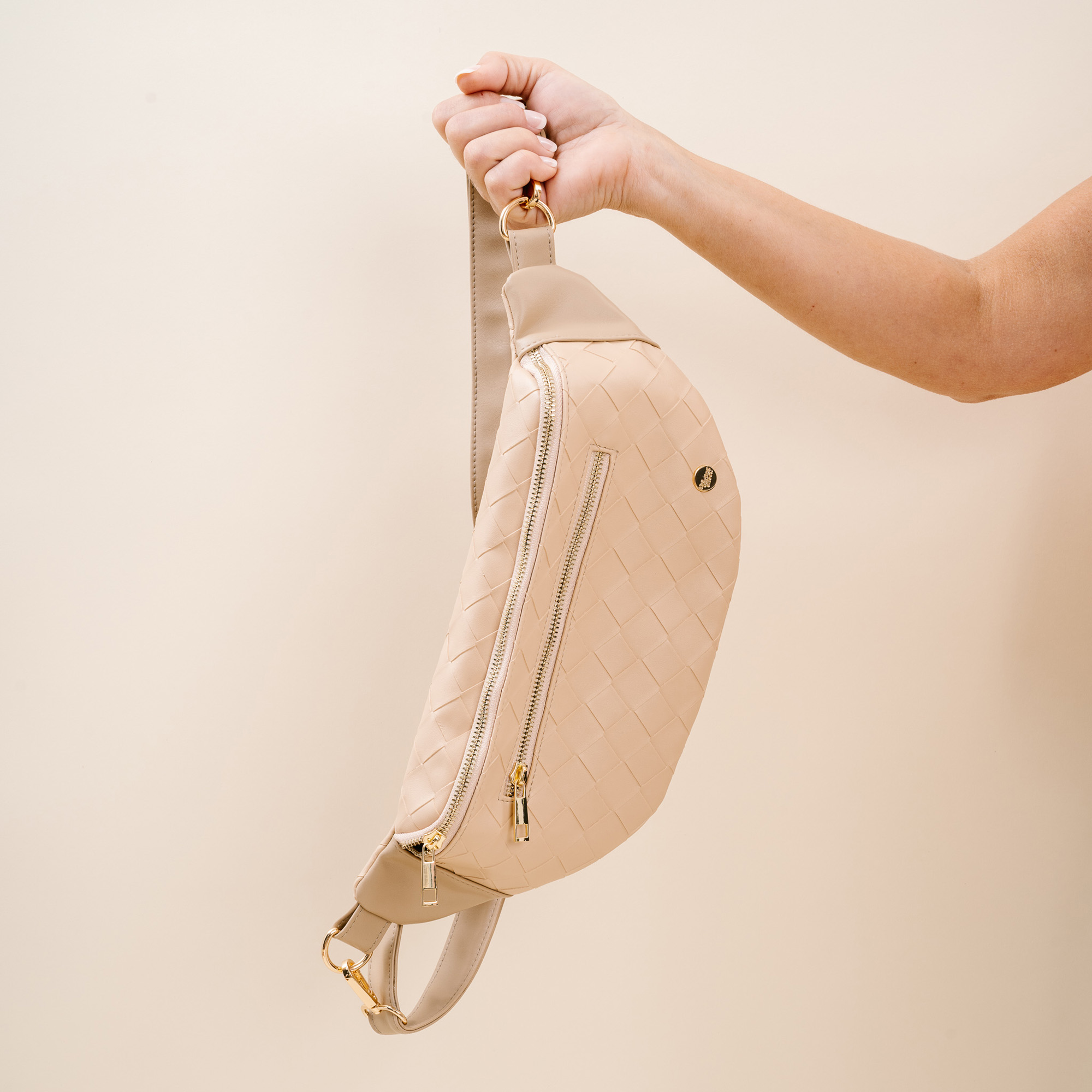 Picture of Trendy Luxe Belt Bag-Oat