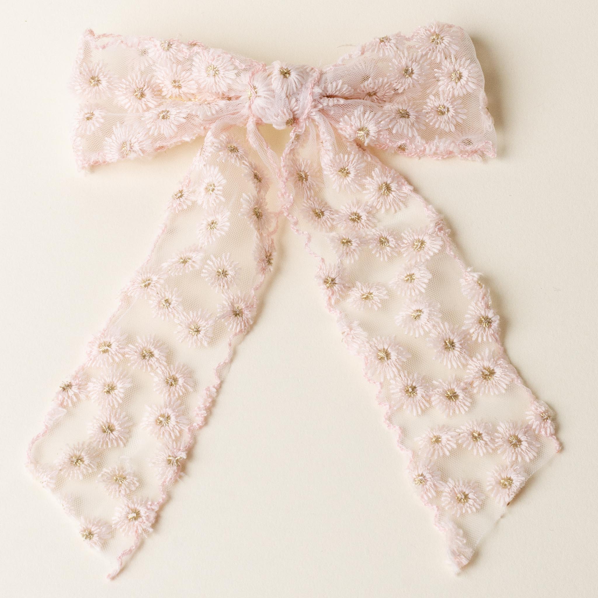 Picture of Ditzy Daisies Hair Bow-Blush