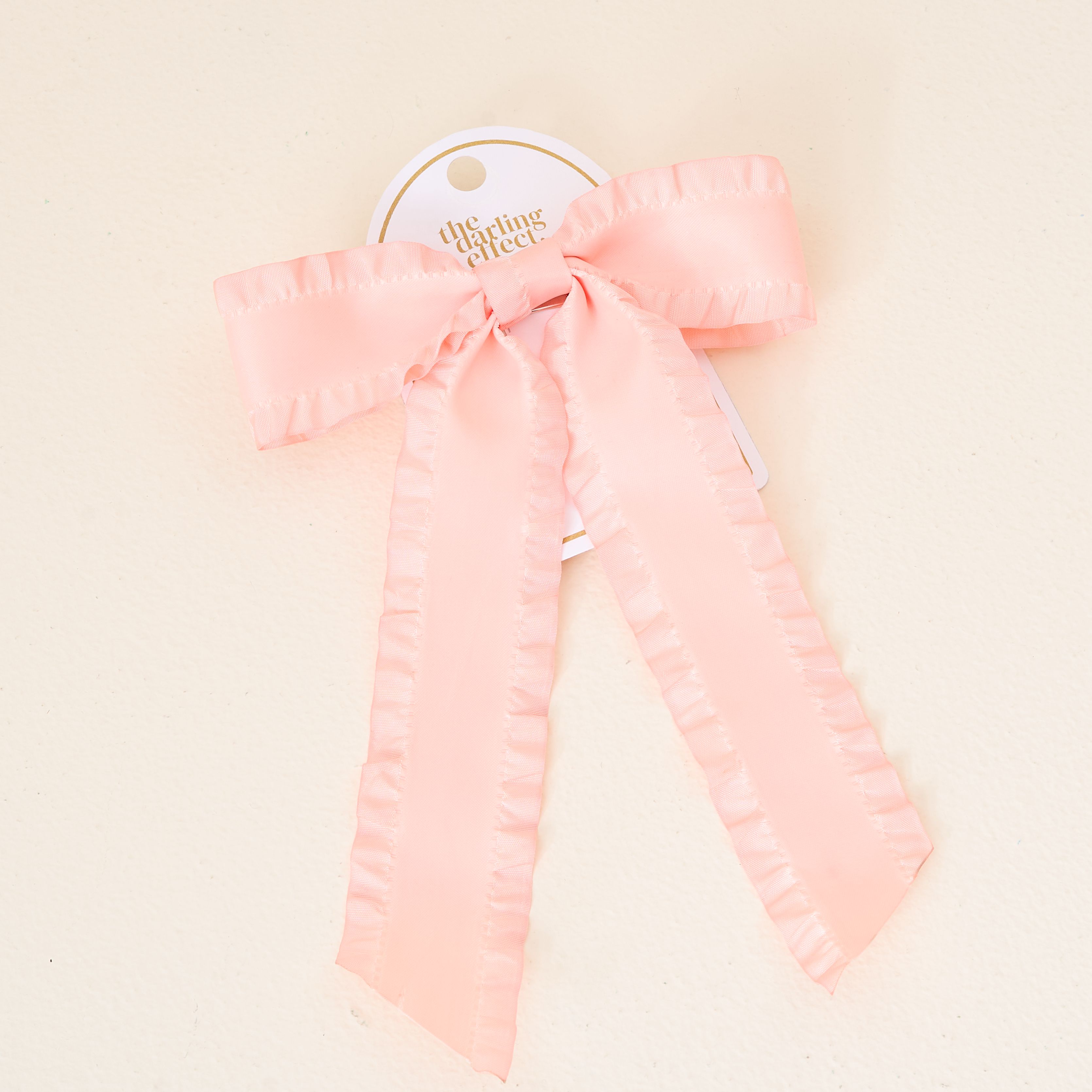 Picture of Ruffle Hair Bow- Blush