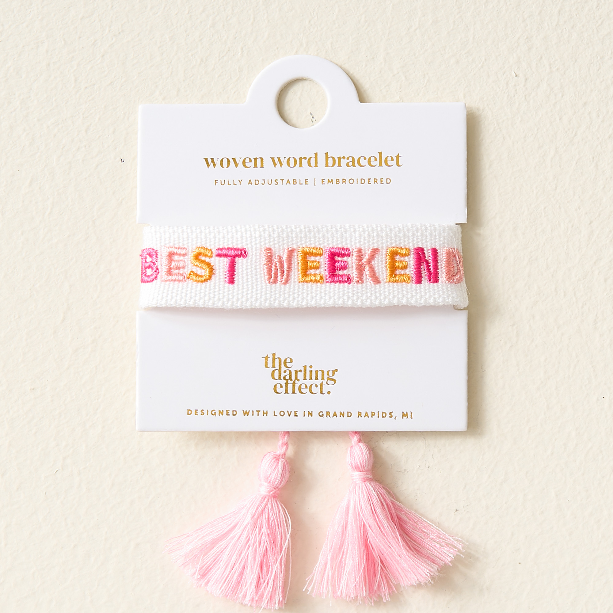 Picture of Woven Bracelet-Best Weekend