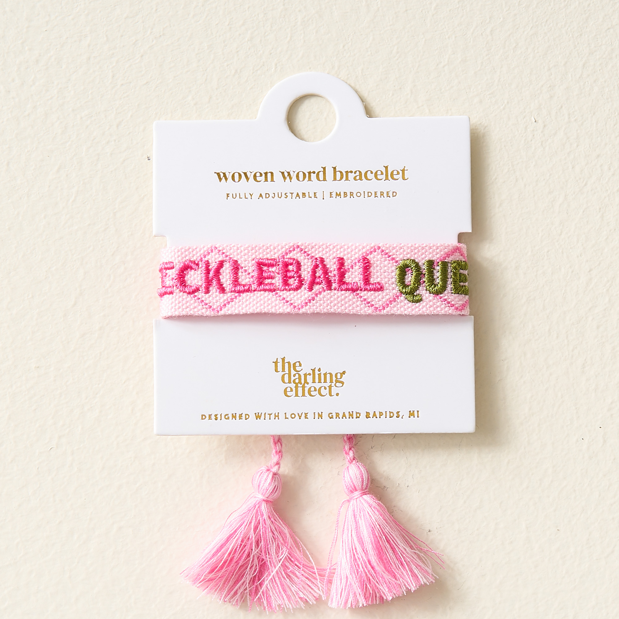 Picture of Woven Bracelet-Pickleball Queen