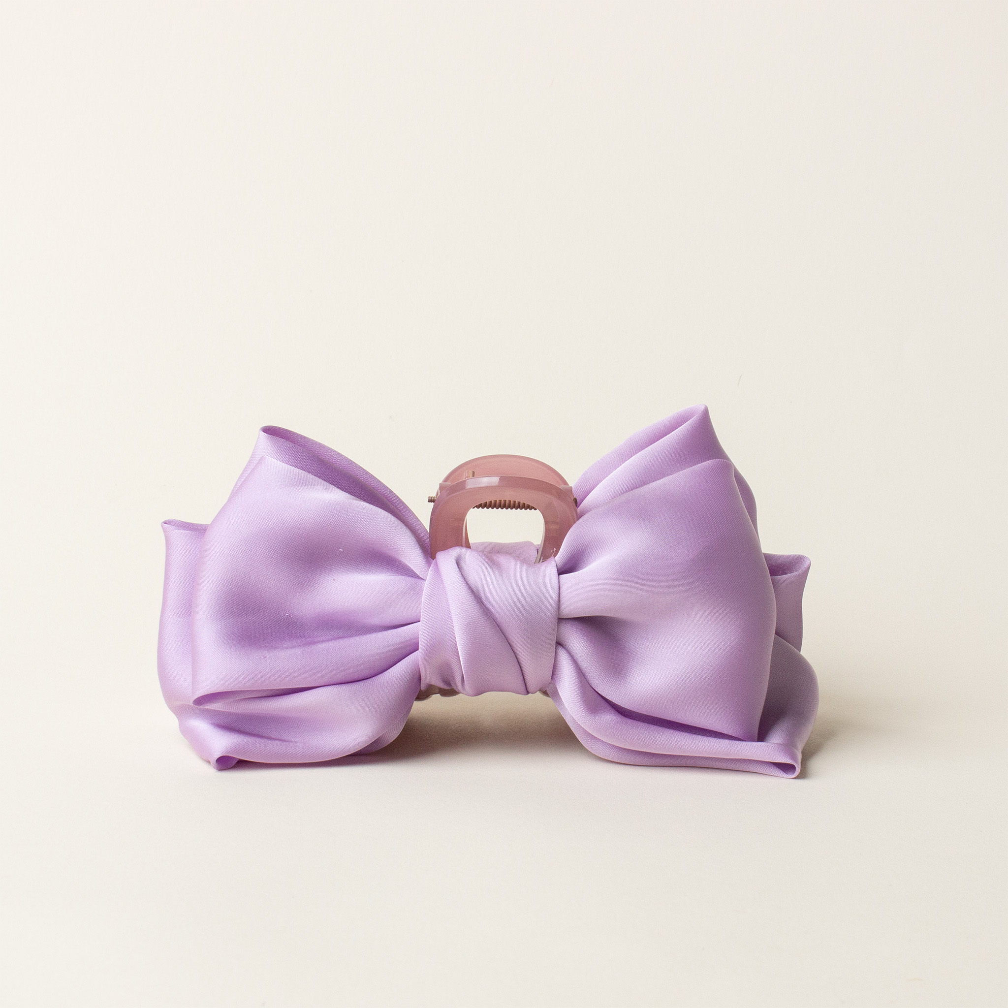 Picture of Satin Bow Claw Clip-Lilac