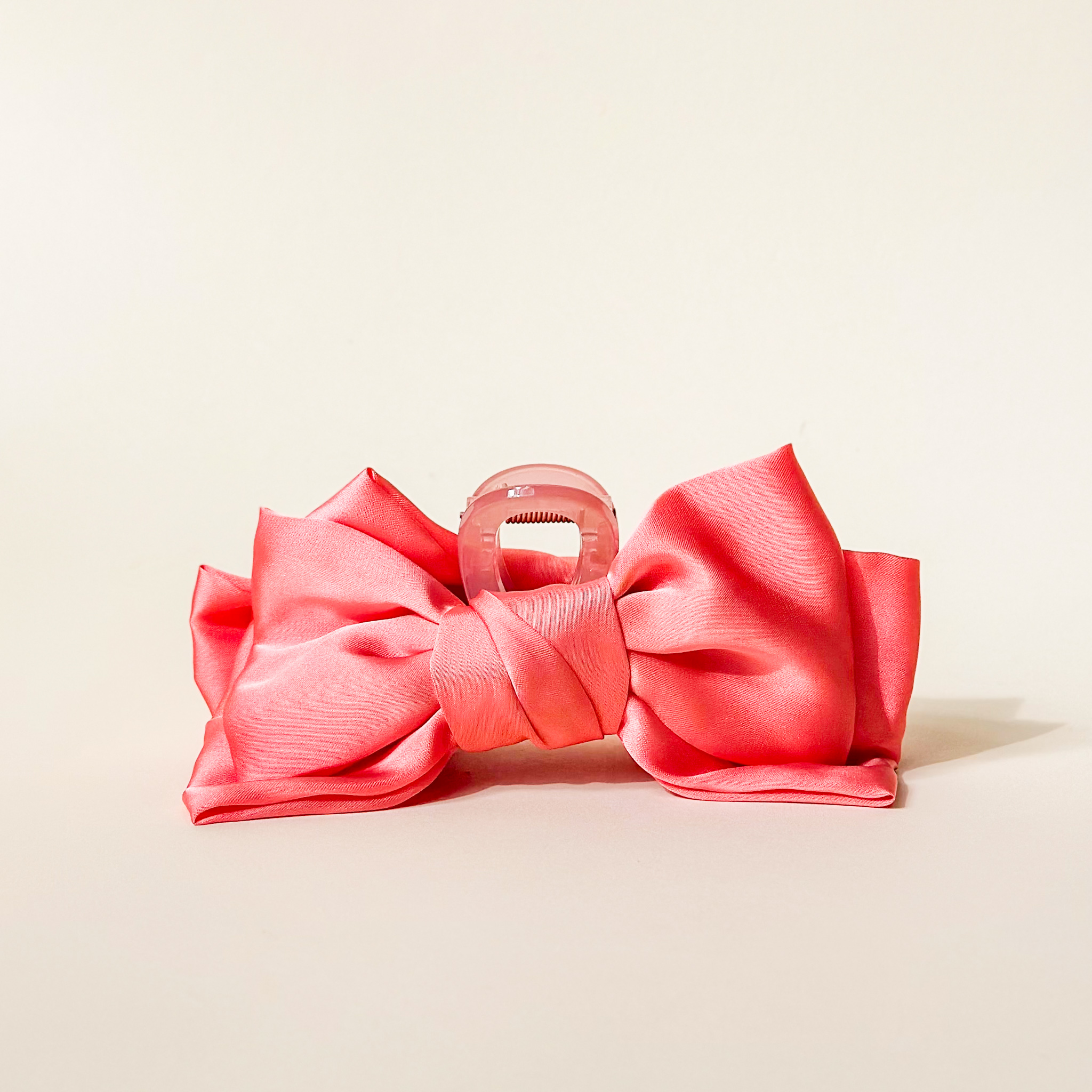 Picture of Satin Bow Claw Clip- Rose