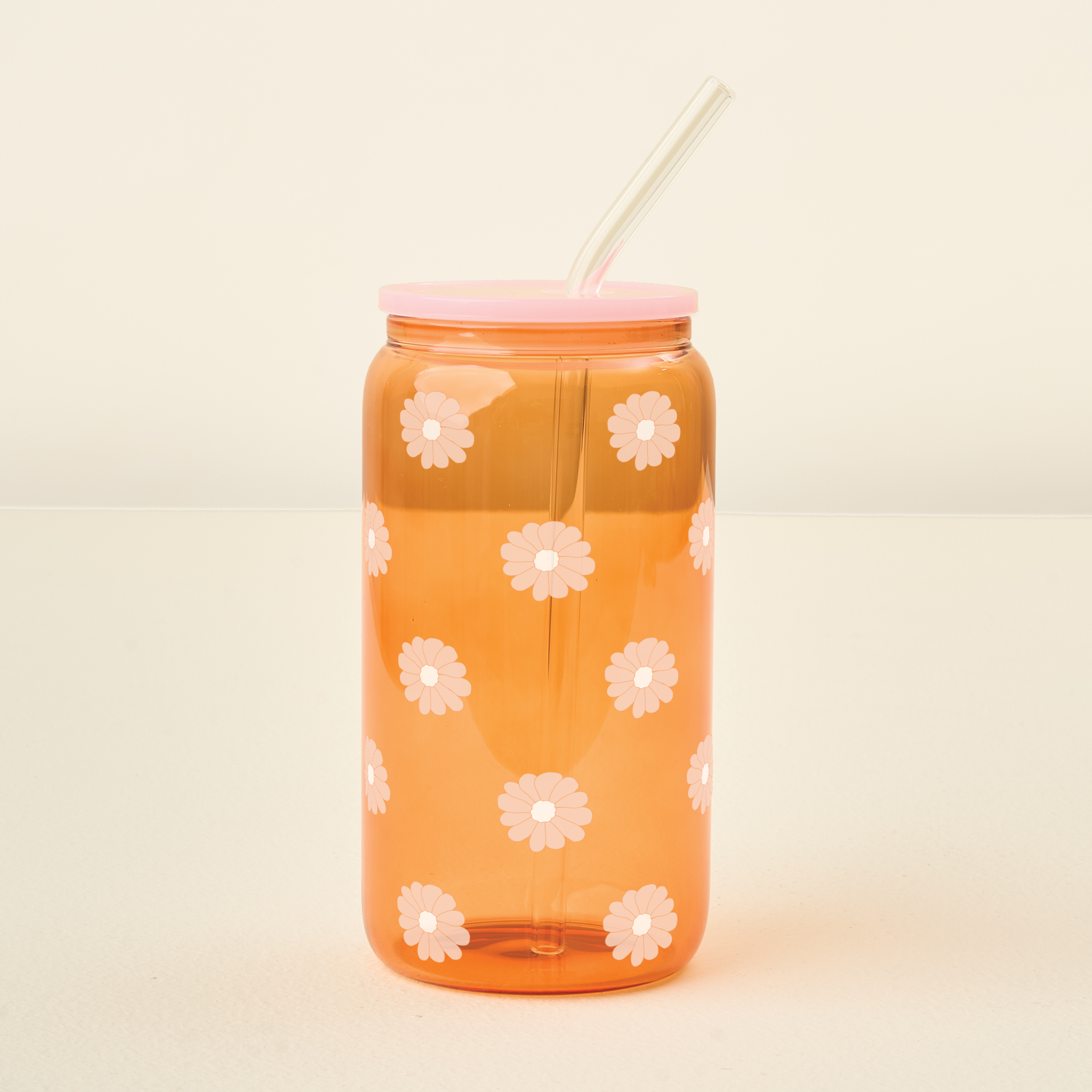 Picture of Color Glass Round Cup-Orange