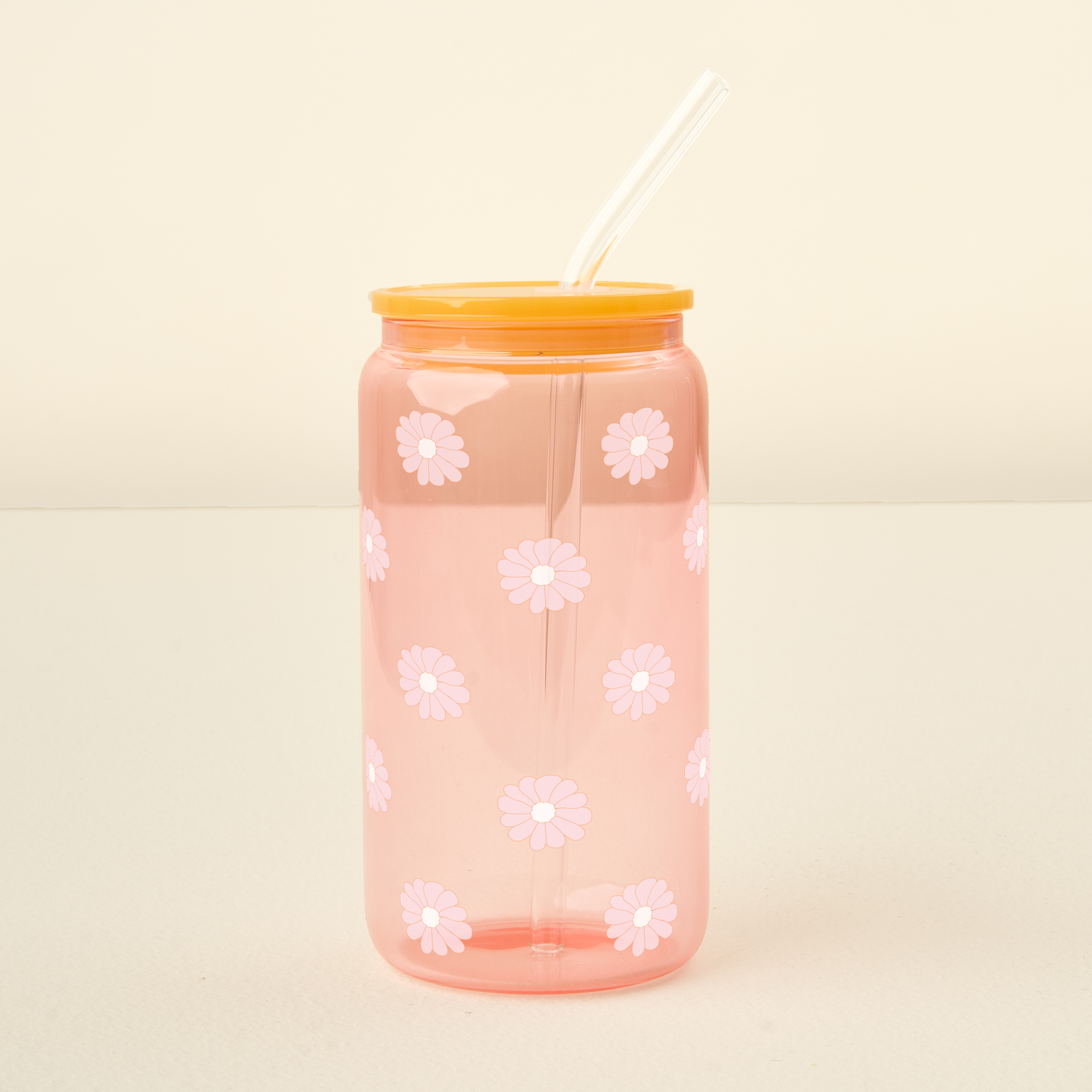 Picture of Color Glass Round Cup-Peach