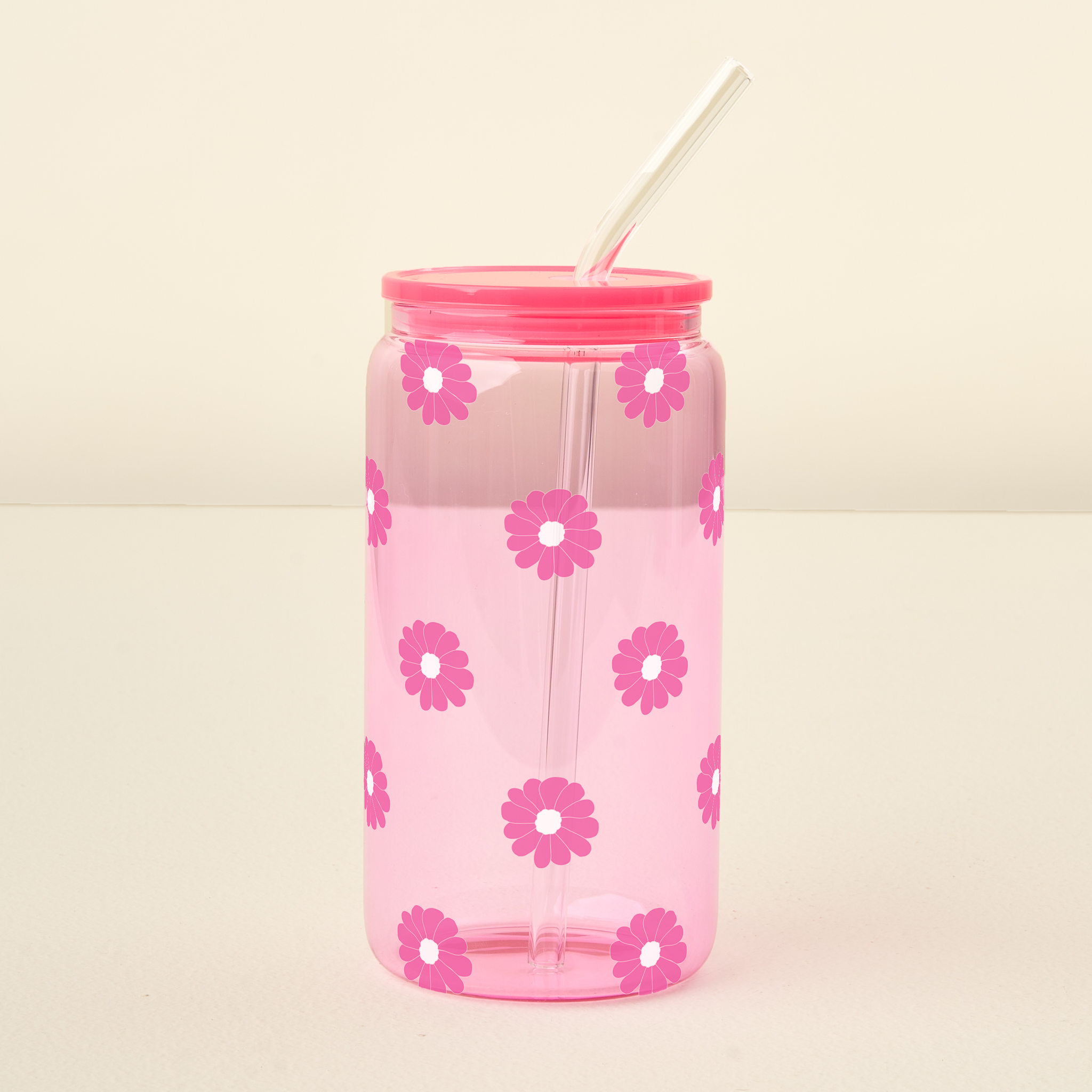 Picture of Color Glass Round Cup-Pink
