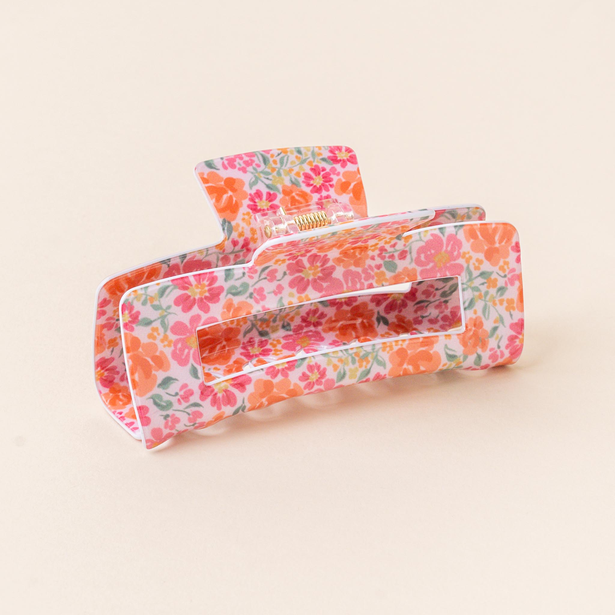 Picture of Claw Clip-Secret Garden Pink