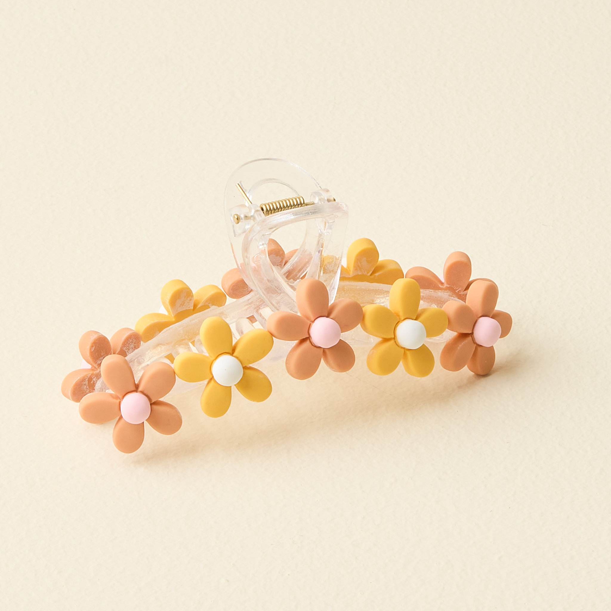 Picture of Daisy Claw Clip-Peachy